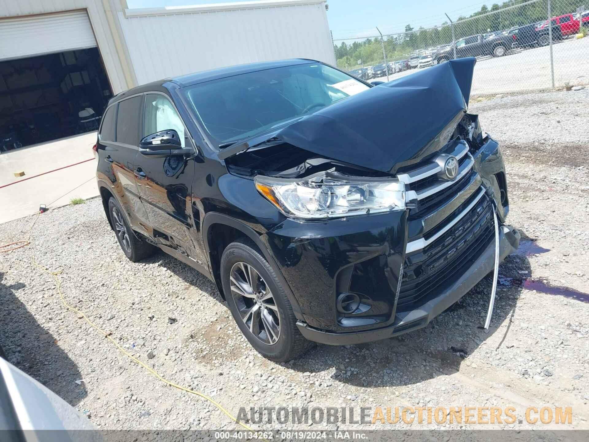 5TDZZRFH4KS359592 TOYOTA HIGHLANDER 2019