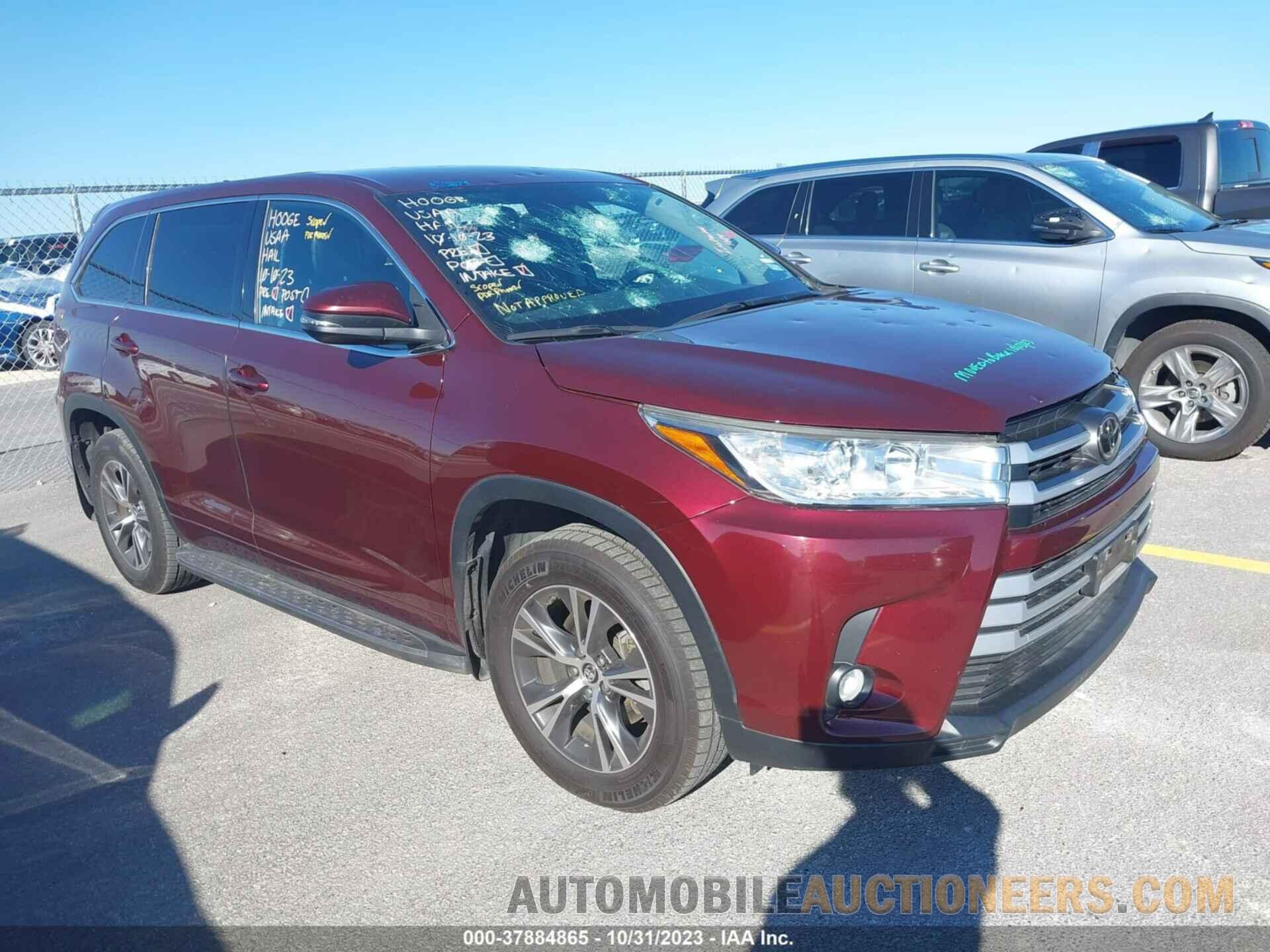 5TDZZRFH5HS196475 TOYOTA HIGHLANDER 2017