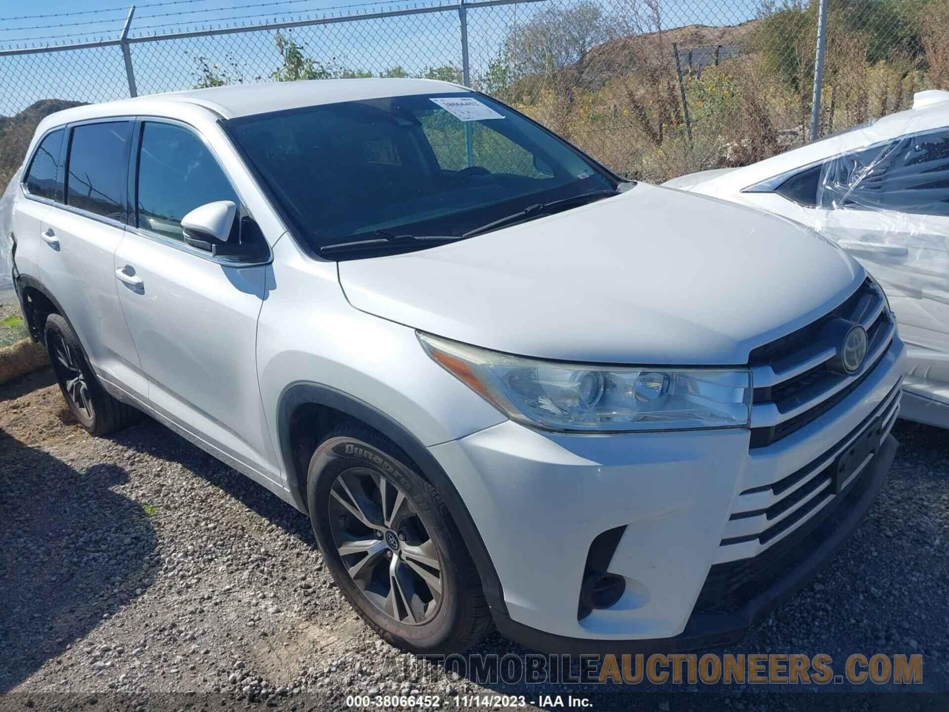 5TDZZRFH5JS241808 TOYOTA HIGHLANDER 2018