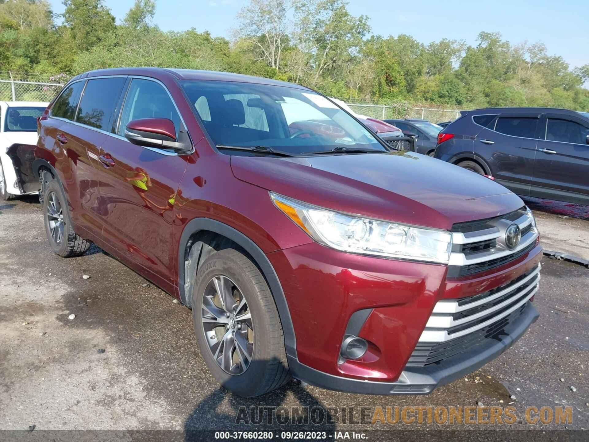 5TDZZRFH5JS267549 TOYOTA HIGHLANDER 2018