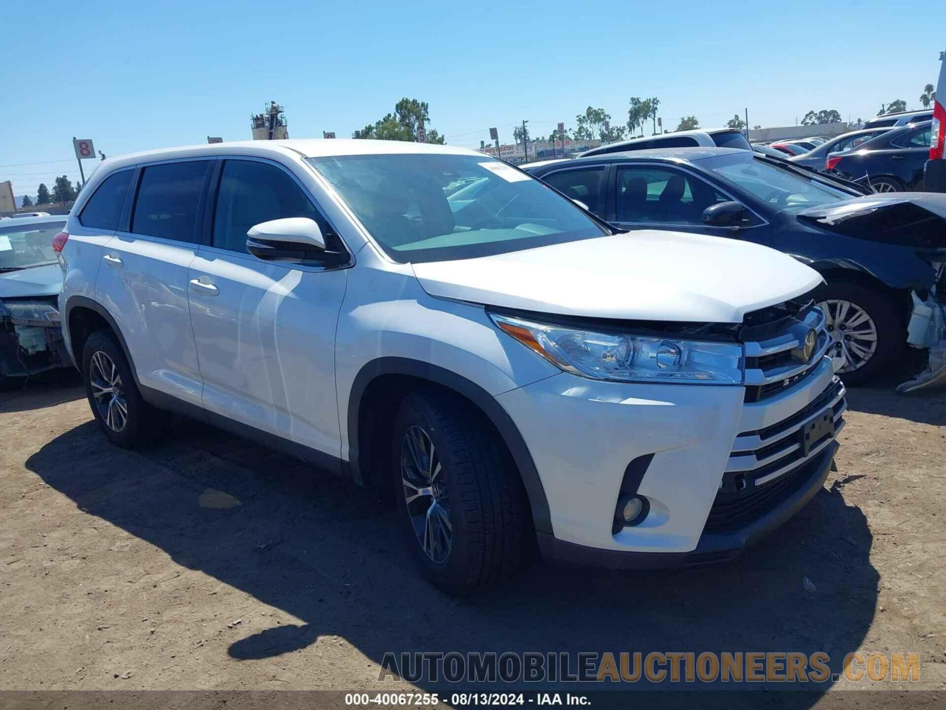 5TDZZRFH5KS290718 TOYOTA HIGHLANDER 2019