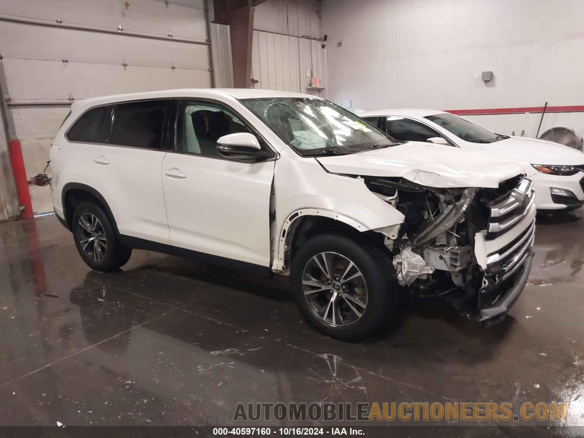 5TDZZRFH5KS303774 TOYOTA HIGHLANDER 2019