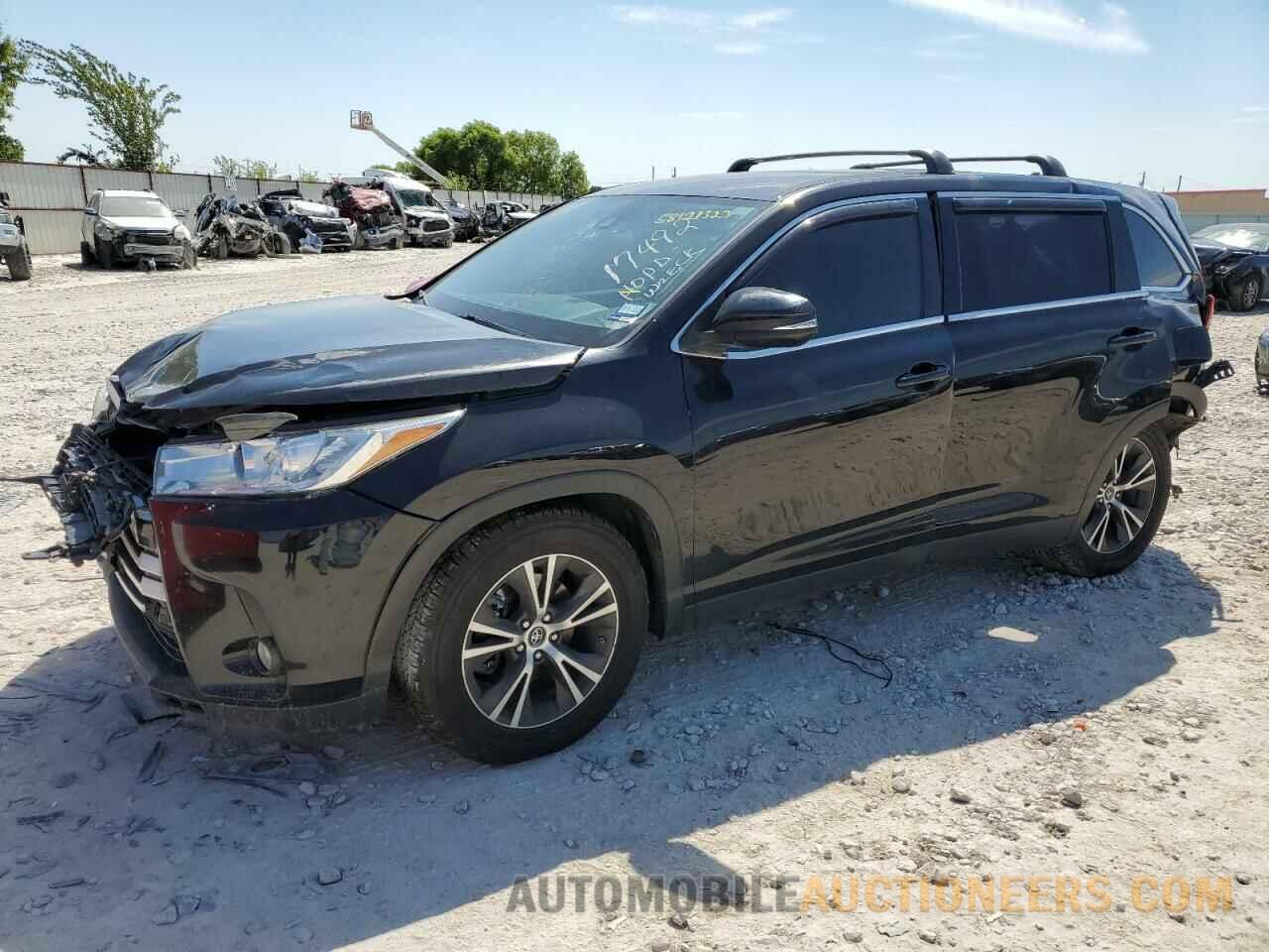 5TDZZRFH5KS305895 TOYOTA HIGHLANDER 2019