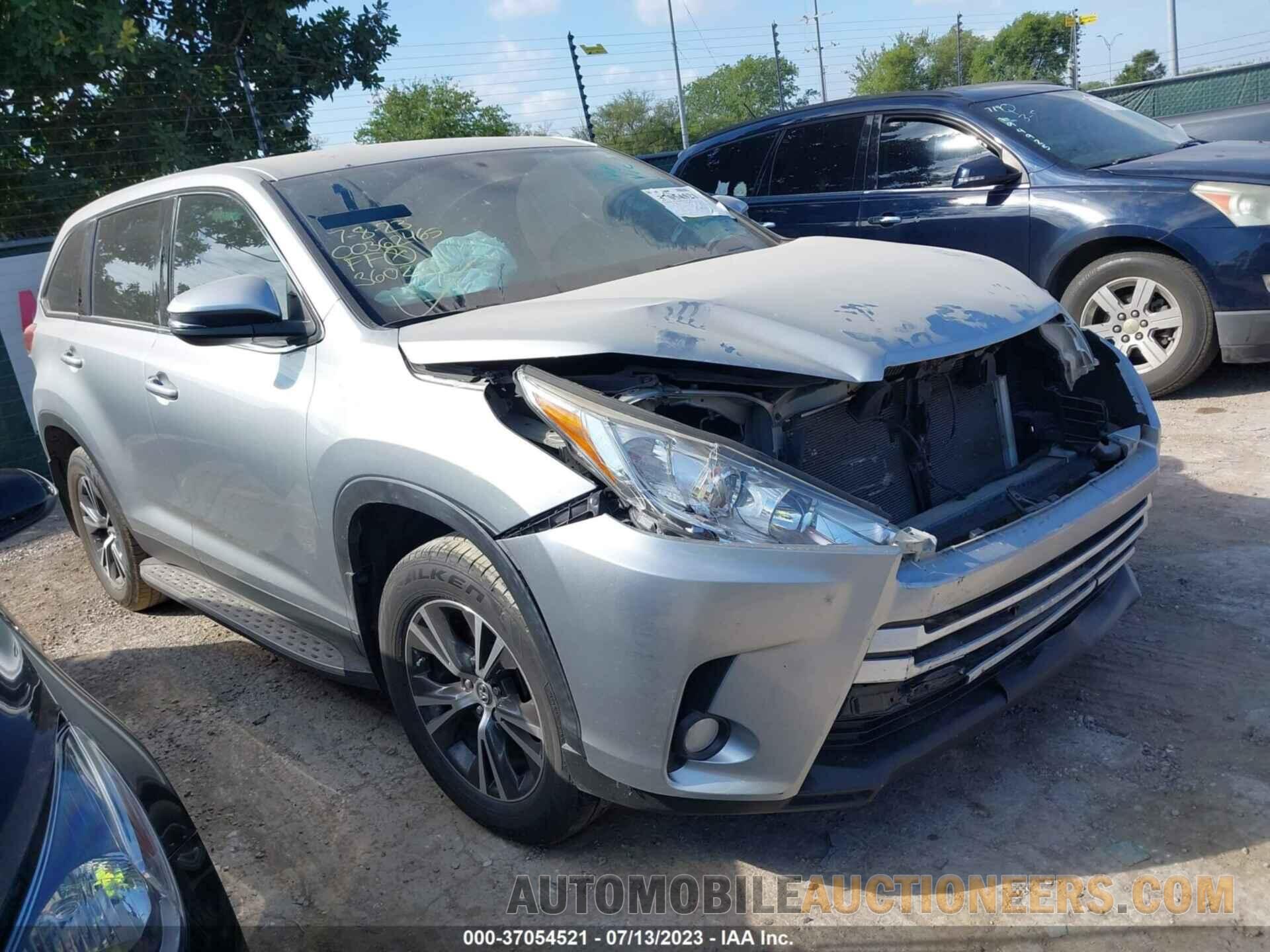 5TDZZRFH5KS360265 TOYOTA HIGHLANDER 2019