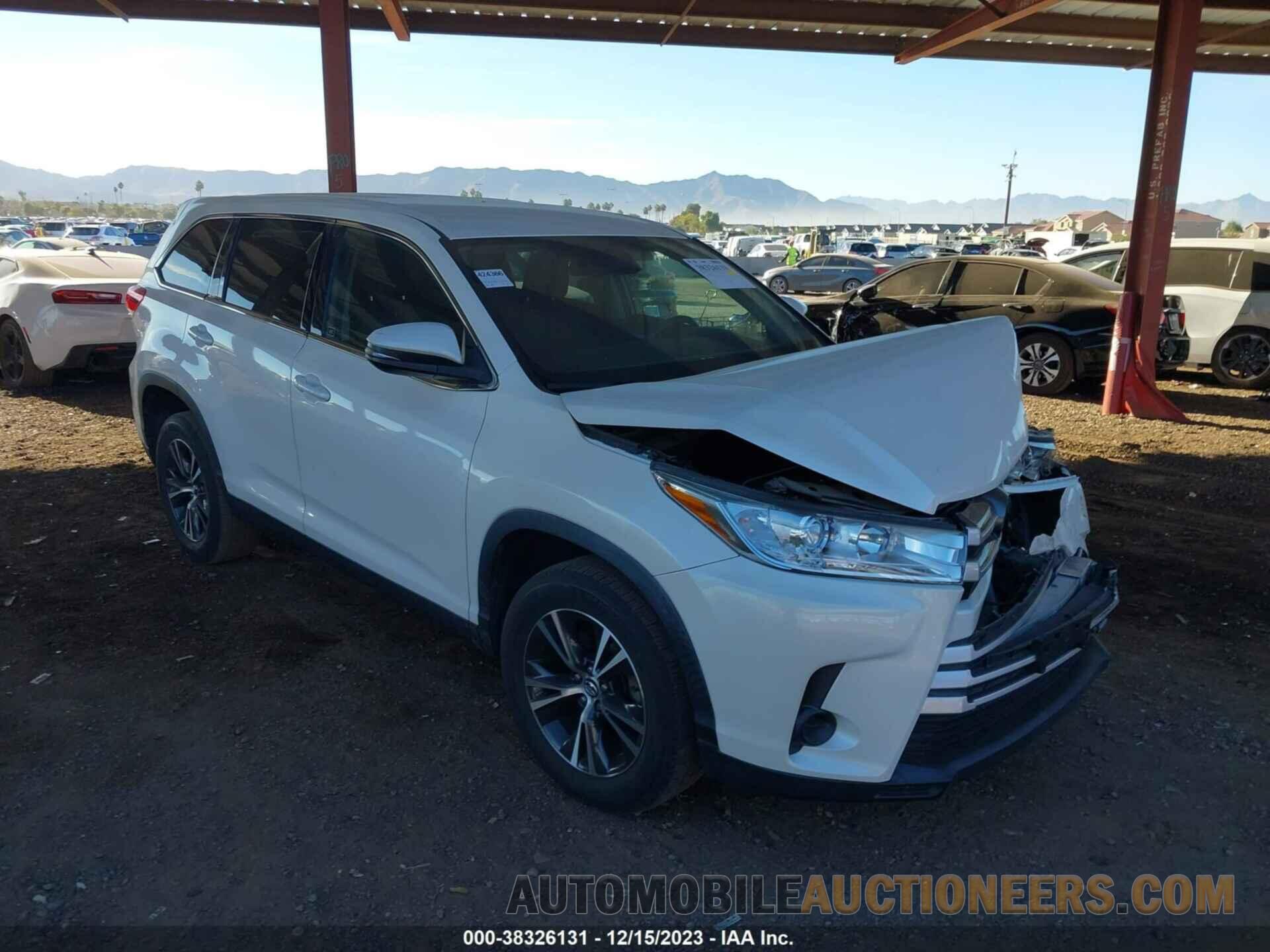 5TDZZRFH5KS362291 TOYOTA HIGHLANDER 2019