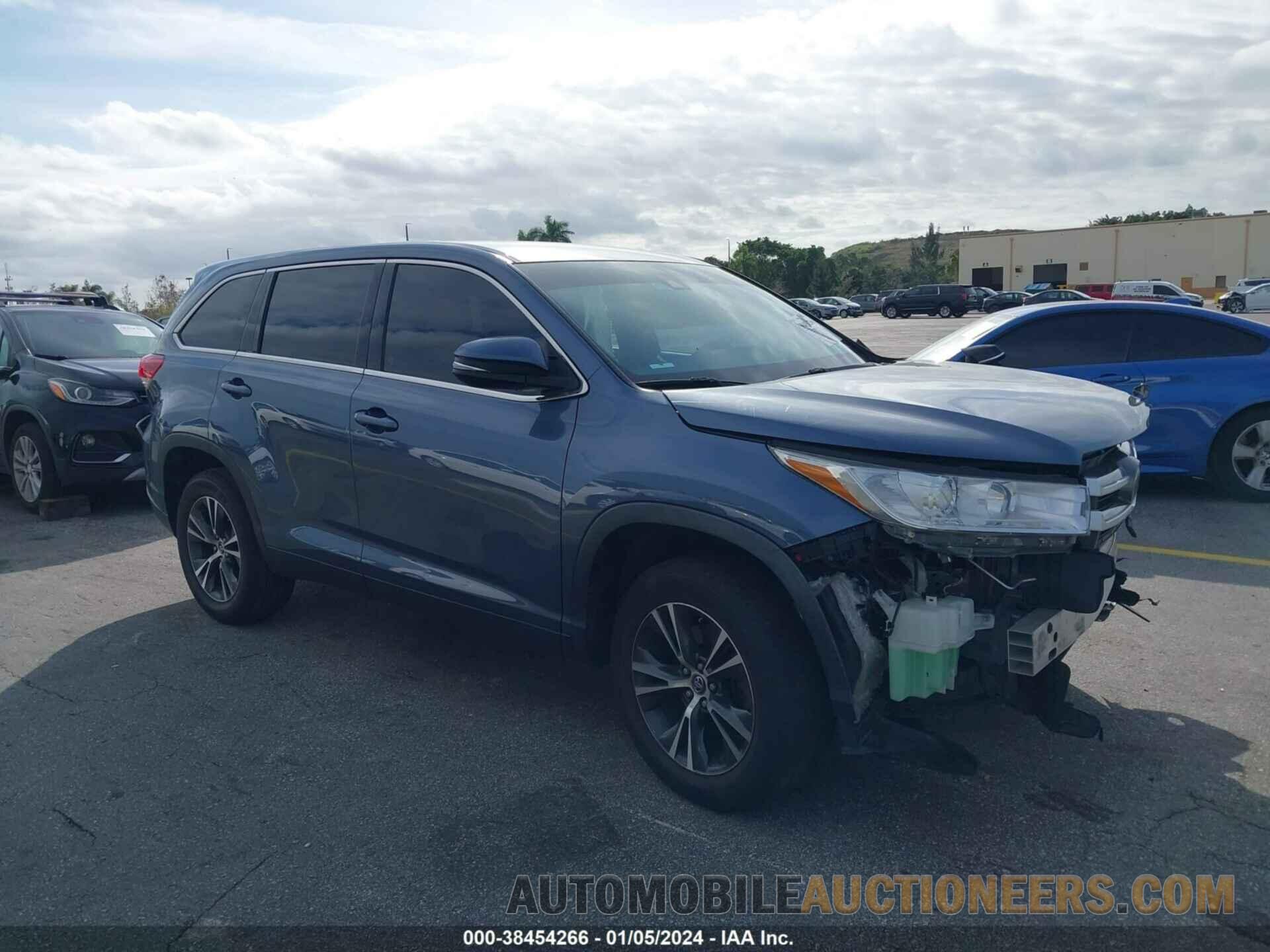 5TDZZRFH5KS363523 TOYOTA HIGHLANDER 2019