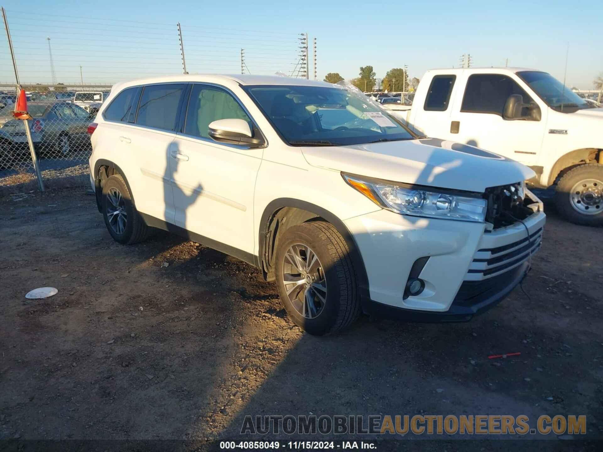 5TDZZRFH5KS365353 TOYOTA HIGHLANDER 2019