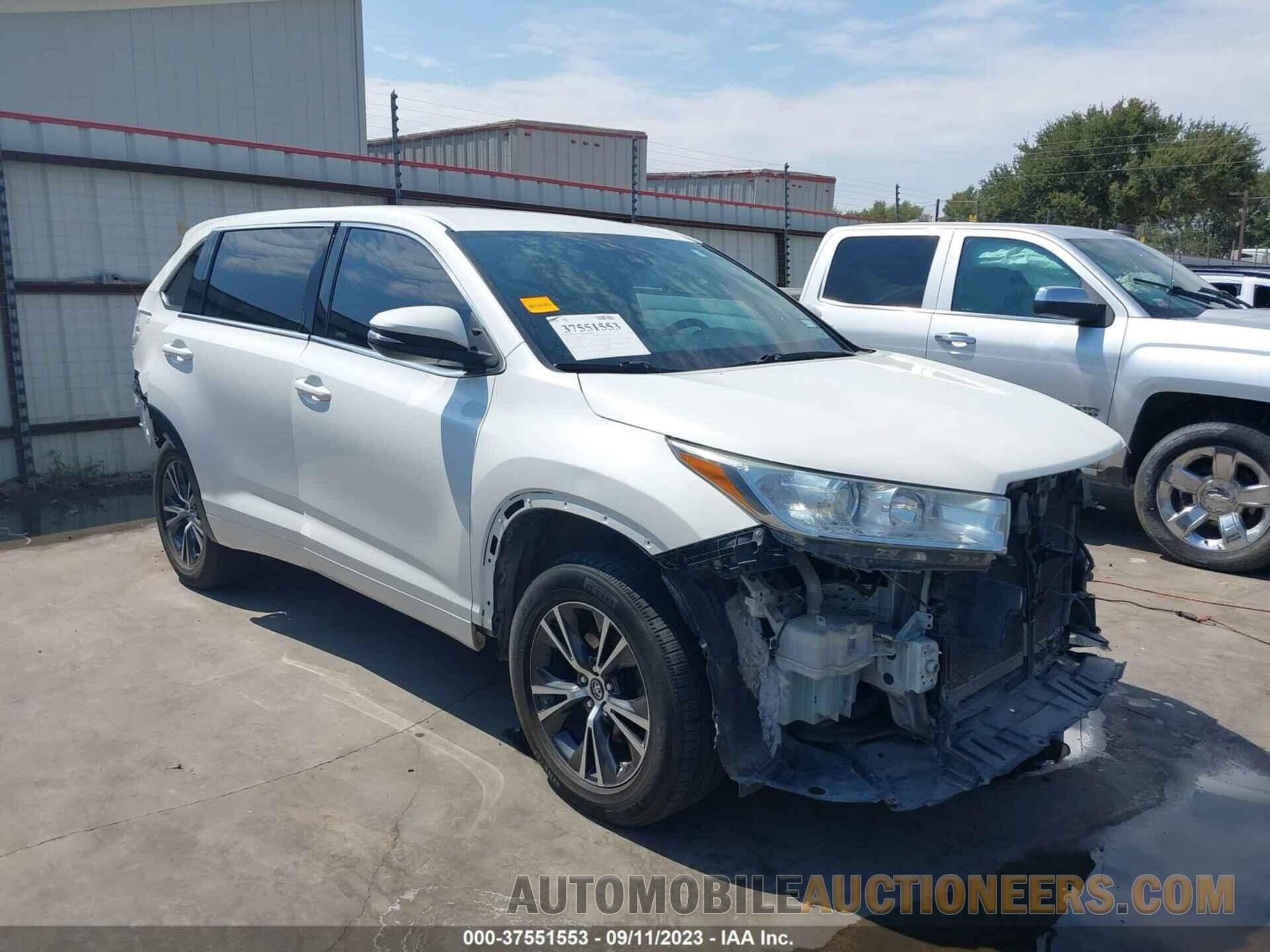 5TDZZRFH6HS206947 TOYOTA HIGHLANDER 2017