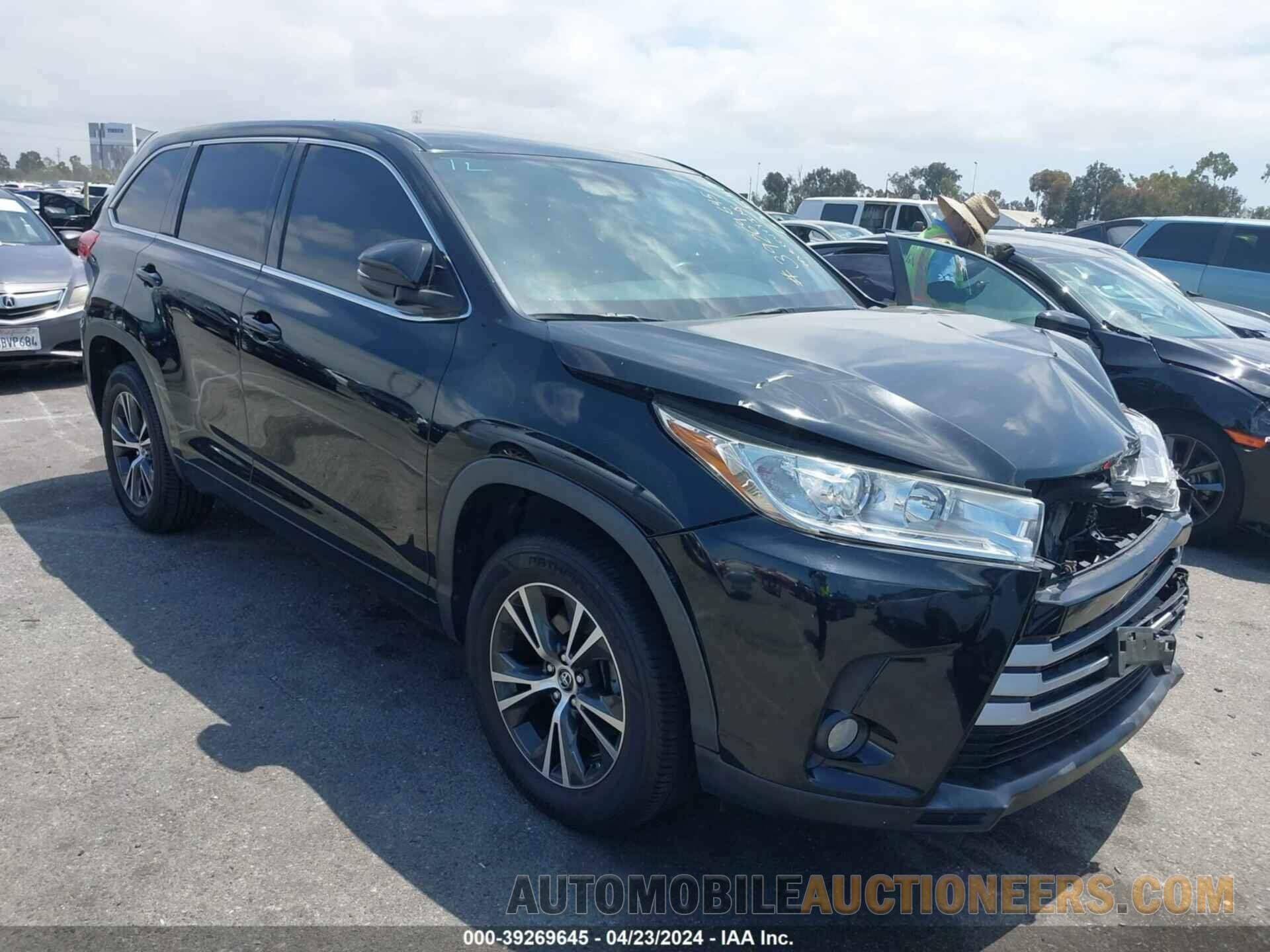 5TDZZRFH6HS216023 TOYOTA HIGHLANDER 2017