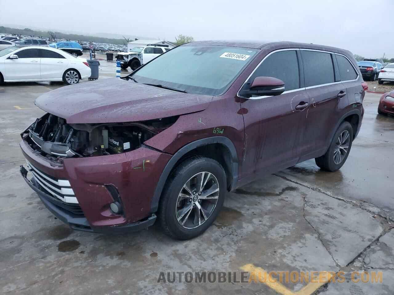 5TDZZRFH6HS225904 TOYOTA HIGHLANDER 2017