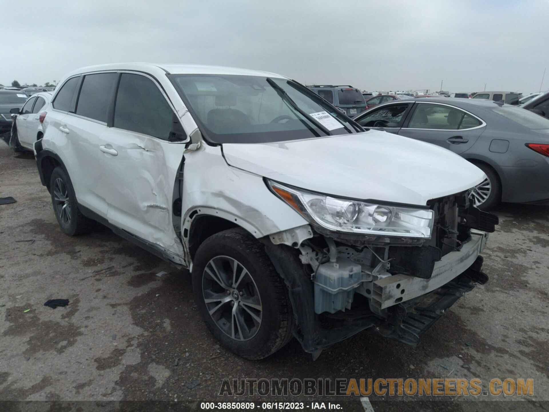 5TDZZRFH6KS295359 TOYOTA HIGHLANDER 2019