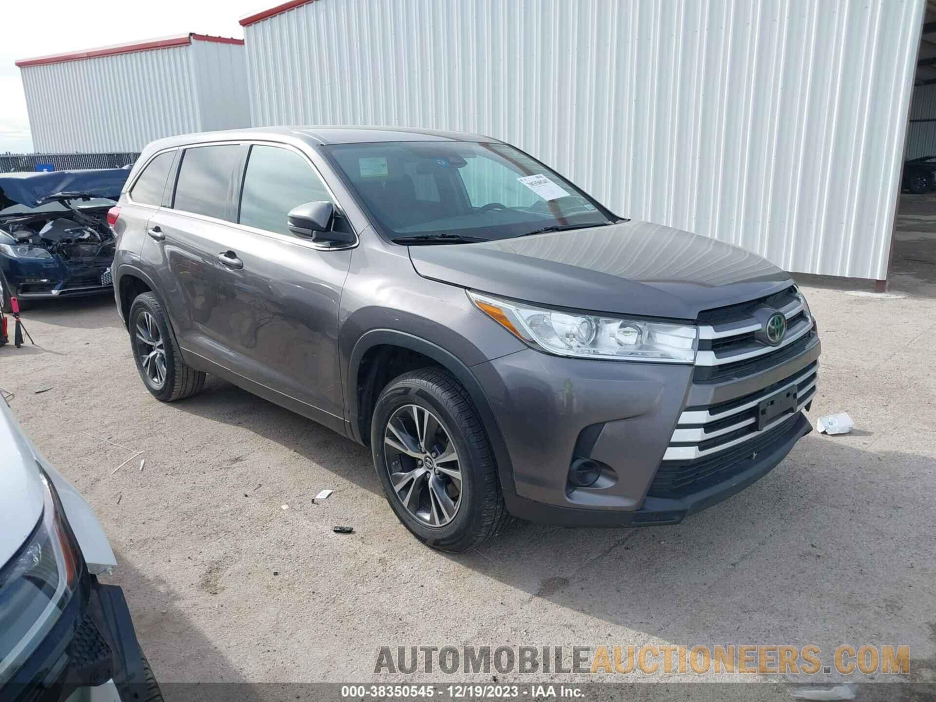 5TDZZRFH6KS297628 TOYOTA HIGHLANDER 2019