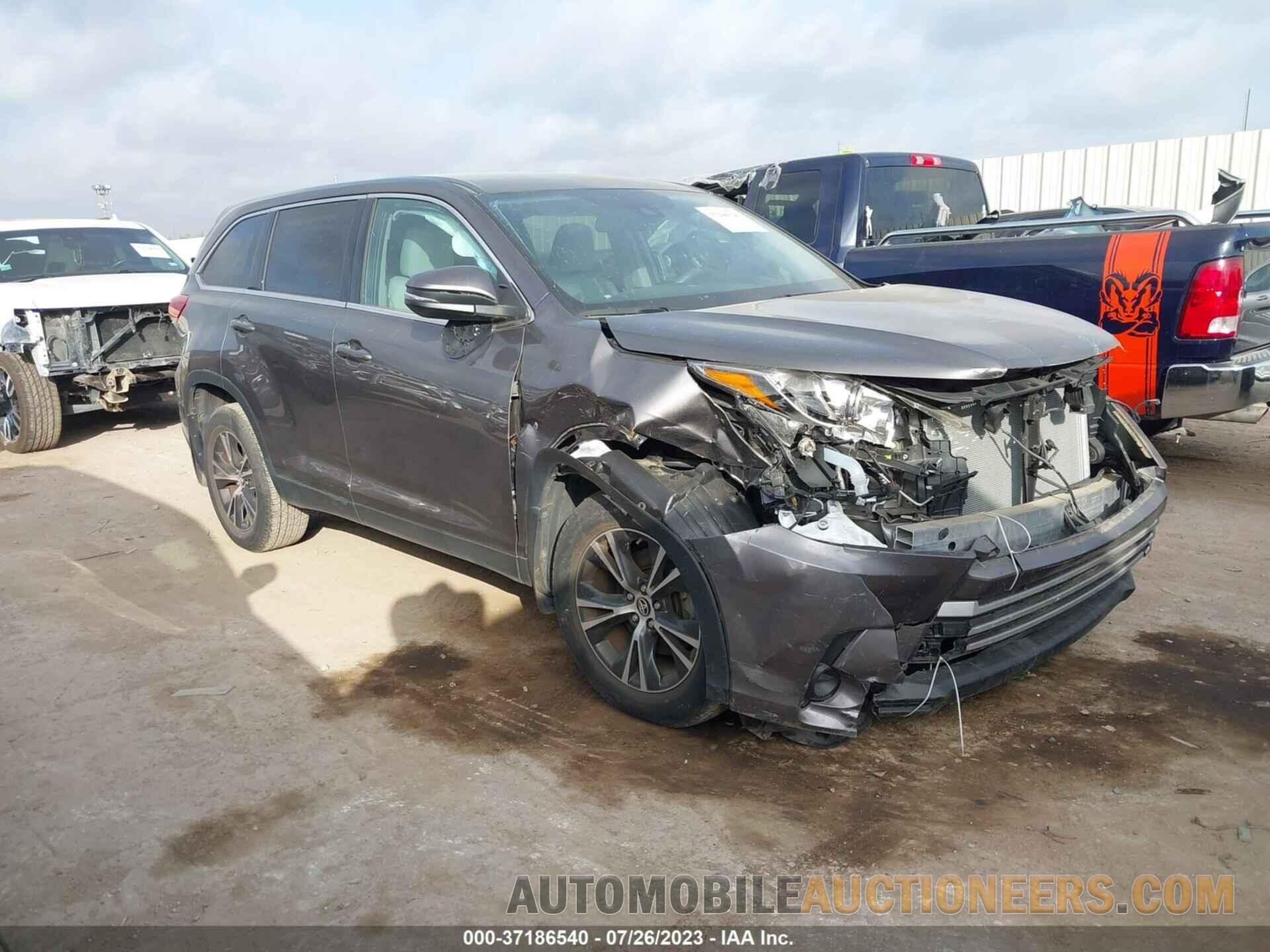 5TDZZRFH6KS298455 TOYOTA HIGHLANDER 2019