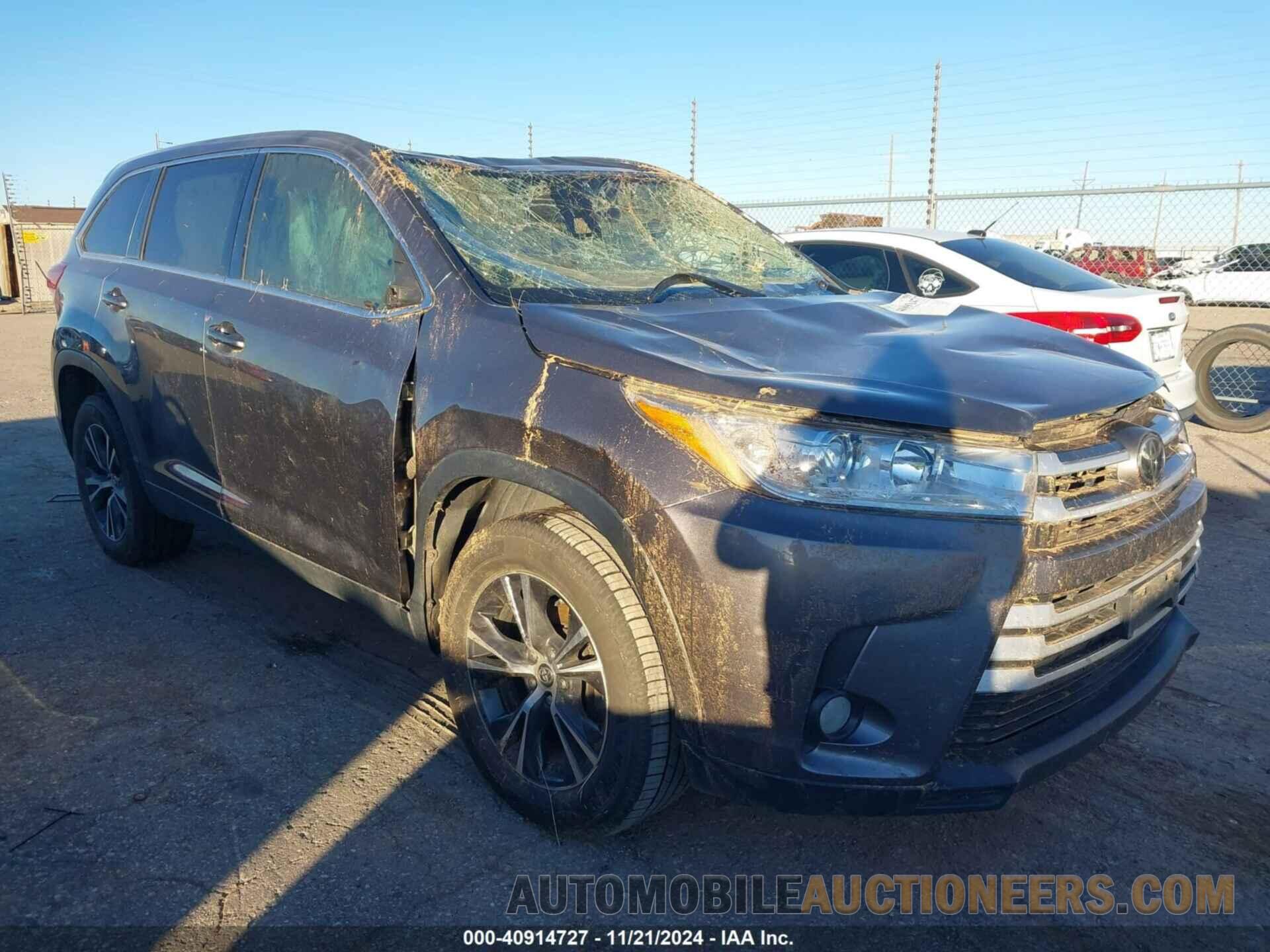 5TDZZRFH6KS310944 TOYOTA HIGHLANDER 2019