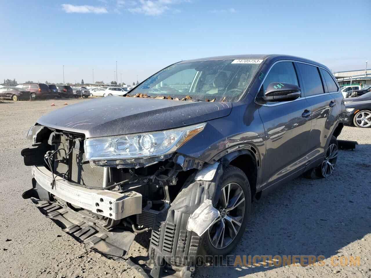 5TDZZRFH6KS311284 TOYOTA HIGHLANDER 2019