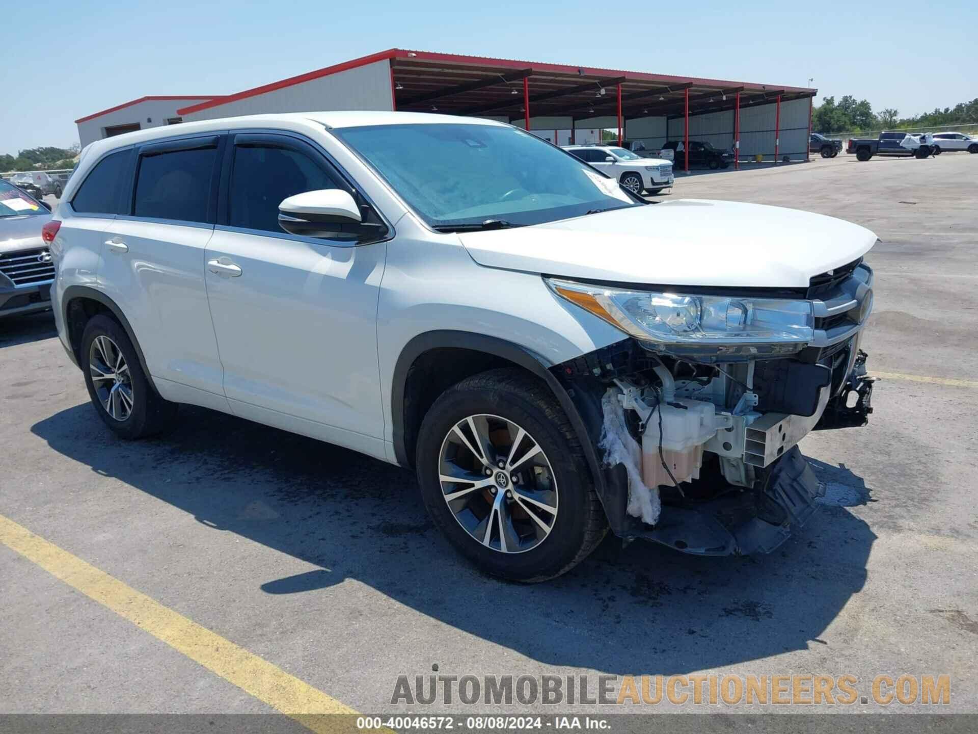 5TDZZRFH7HS187986 TOYOTA HIGHLANDER 2017