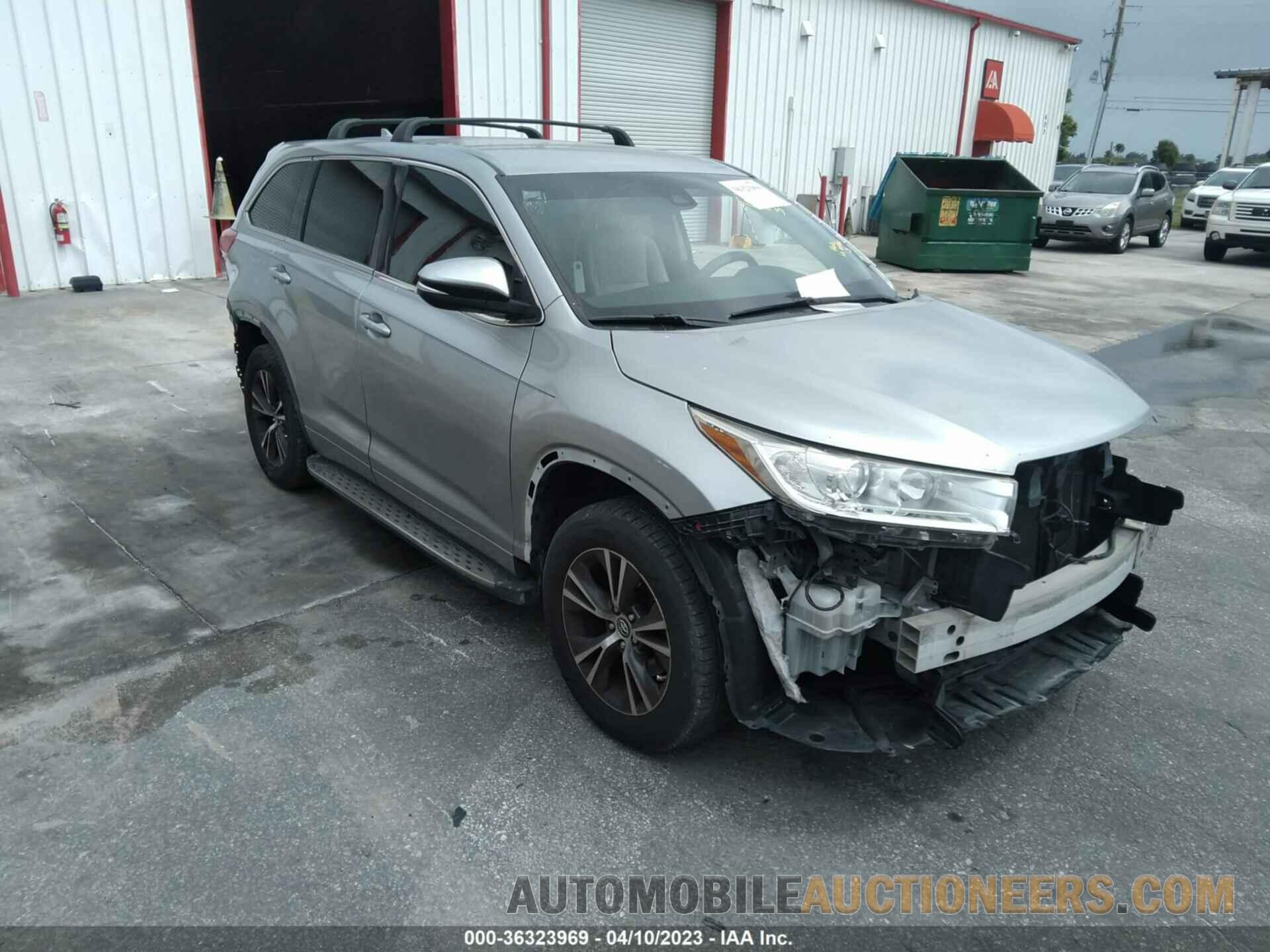 5TDZZRFH7HS207783 TOYOTA HIGHLANDER 2017