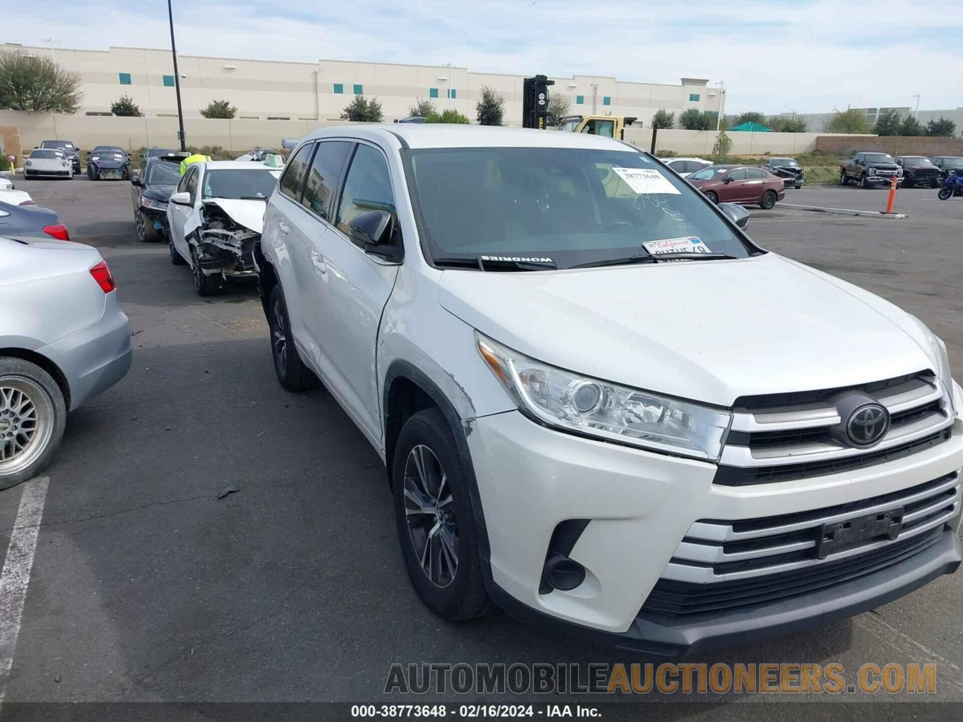 5TDZZRFH7HS233638 TOYOTA HIGHLANDER 2017