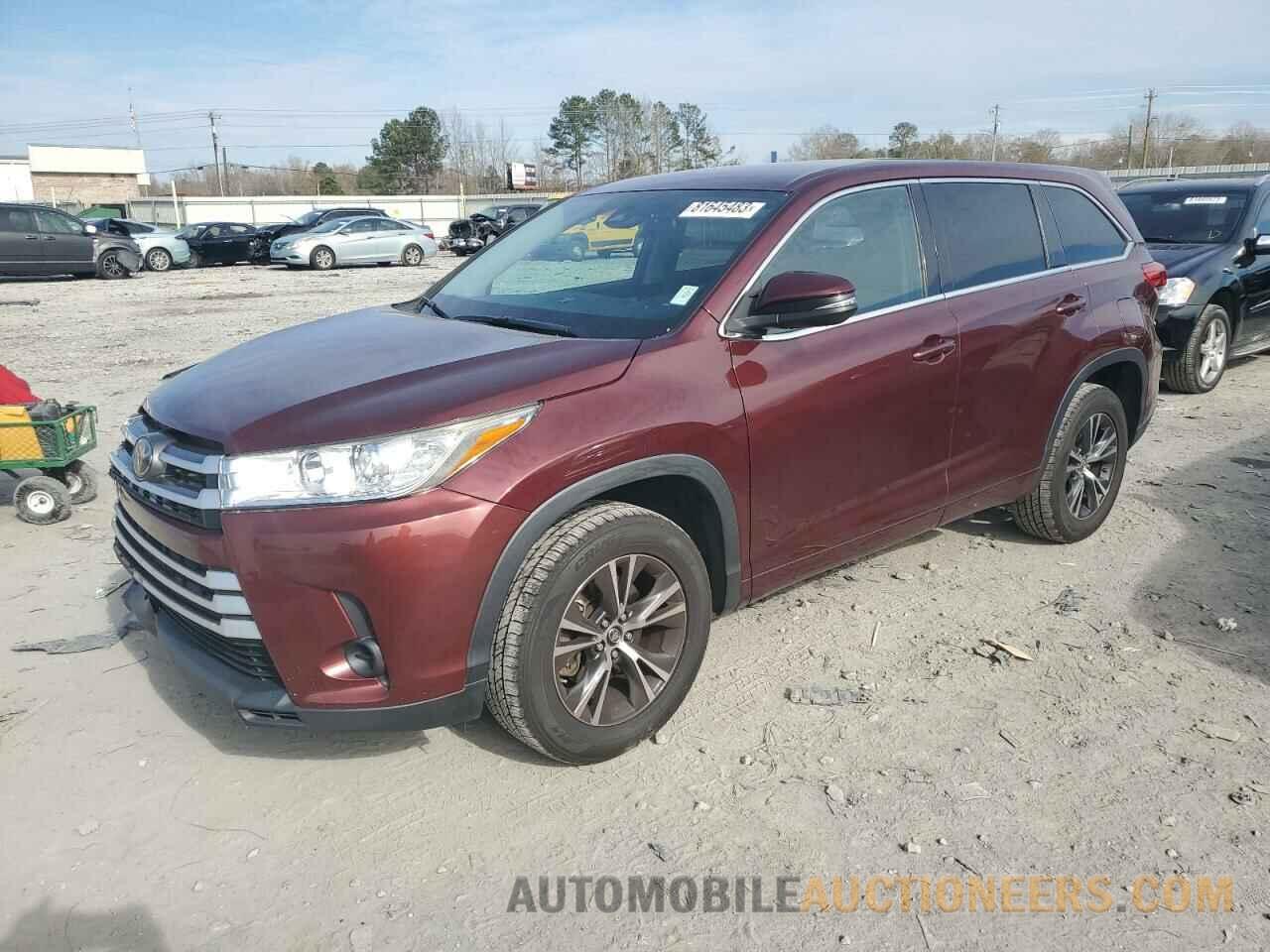 5TDZZRFH7JS255855 TOYOTA HIGHLANDER 2018