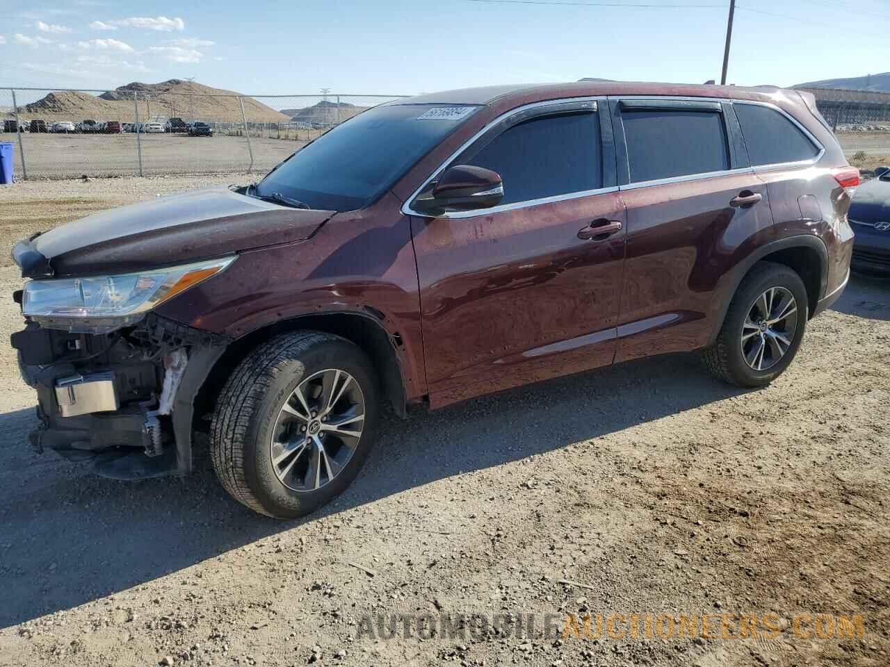 5TDZZRFH7JS262742 TOYOTA HIGHLANDER 2018