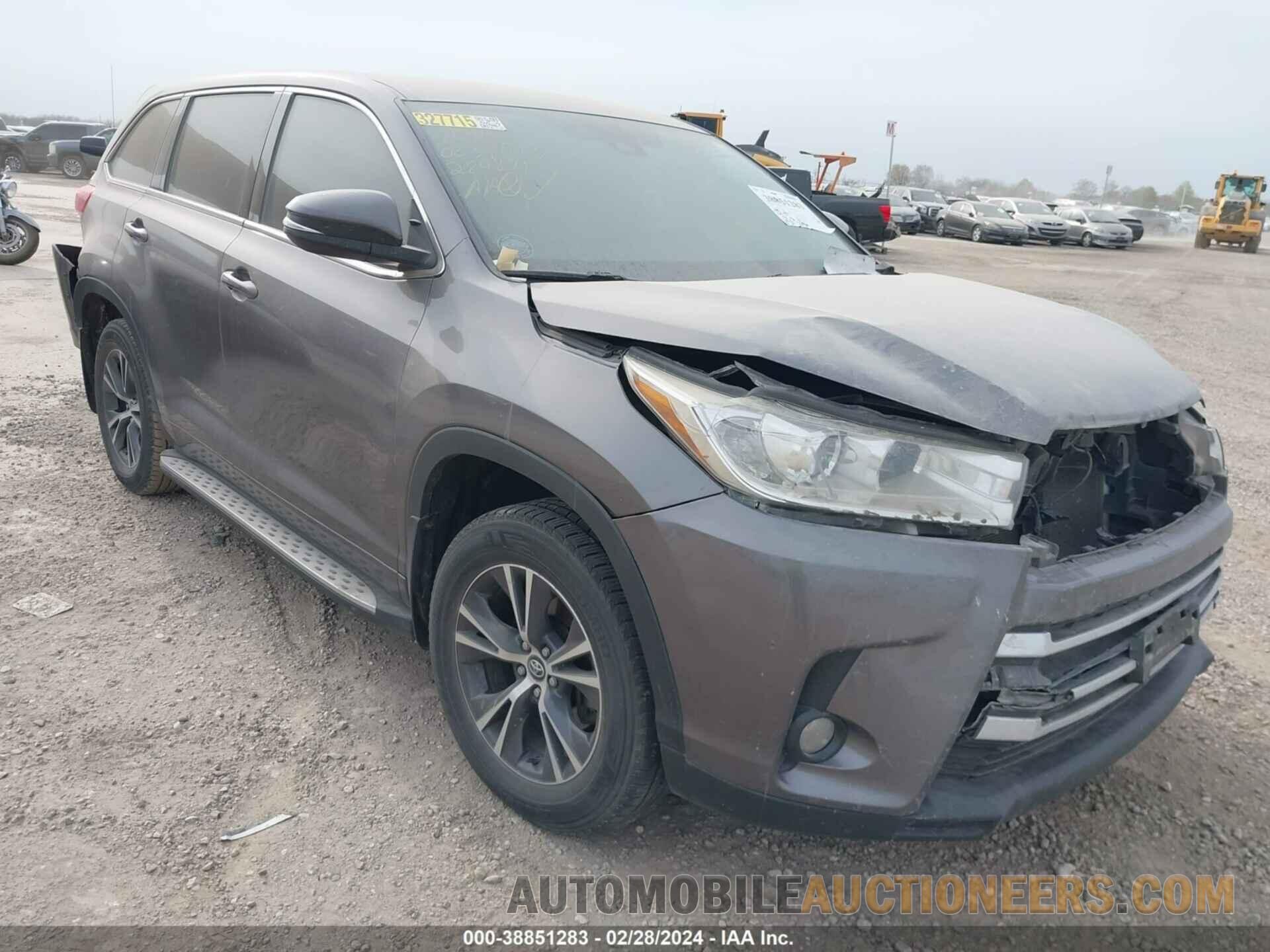 5TDZZRFH7JS284871 TOYOTA HIGHLANDER 2018