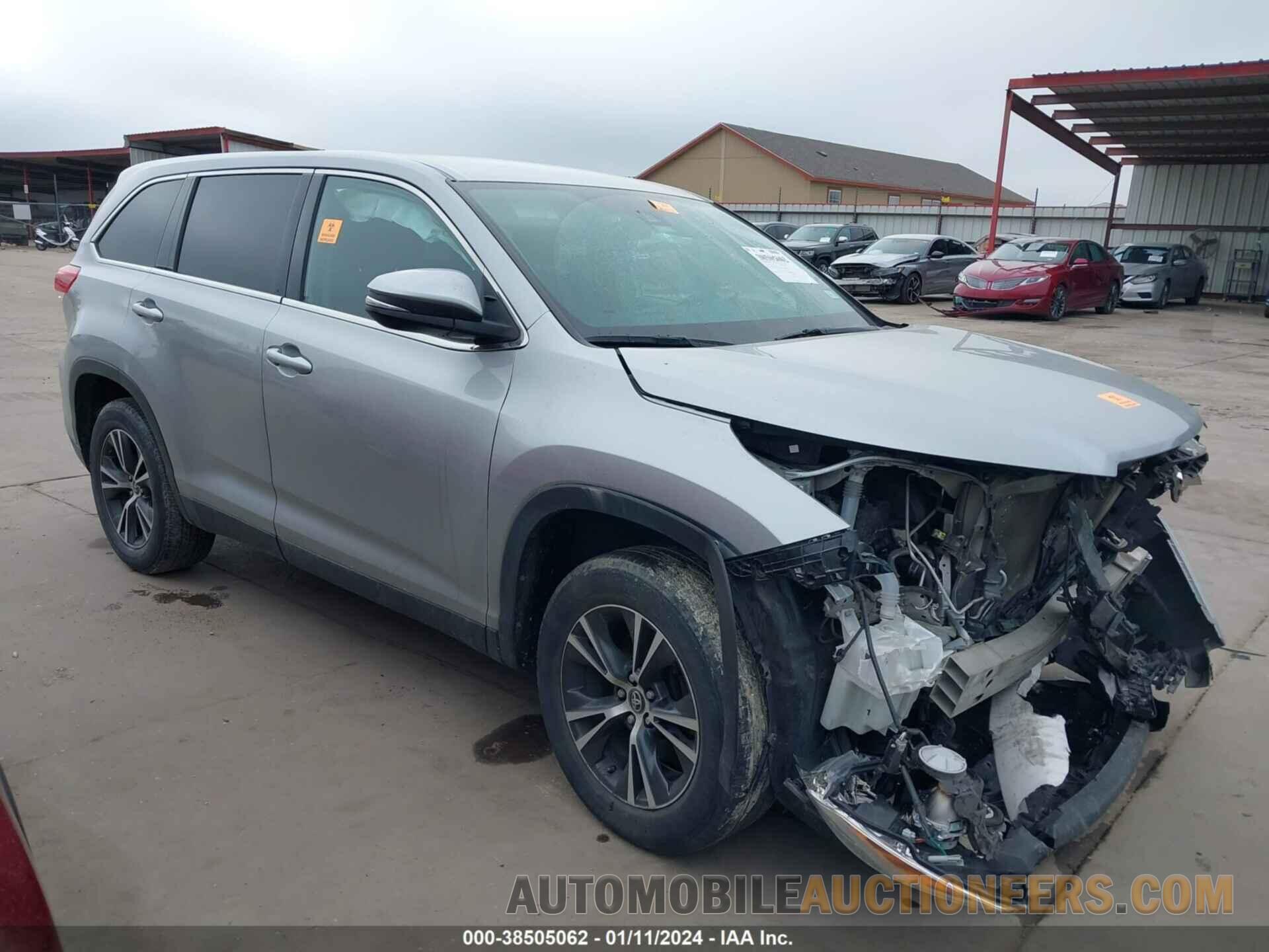 5TDZZRFH7KS297380 TOYOTA HIGHLANDER 2019