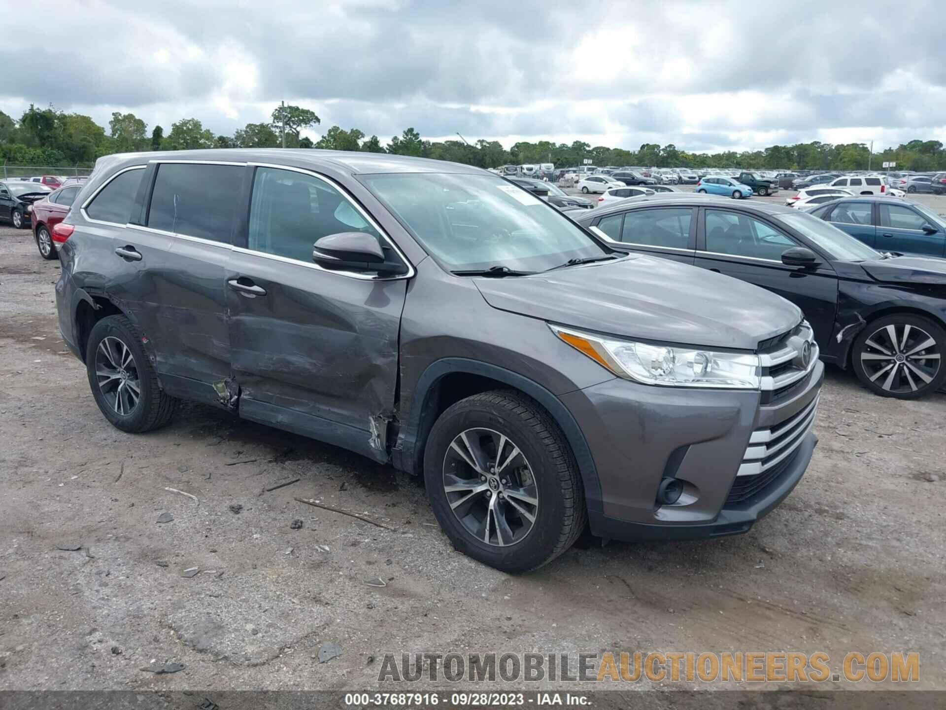 5TDZZRFH7KS344844 TOYOTA HIGHLANDER 2019