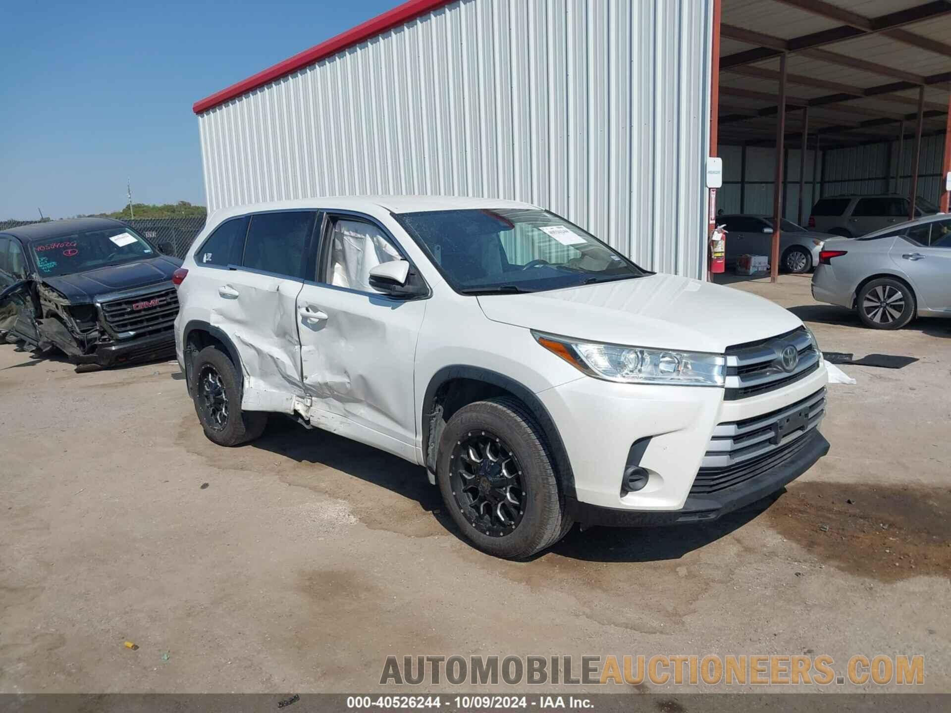 5TDZZRFH8HS204486 TOYOTA HIGHLANDER 2017