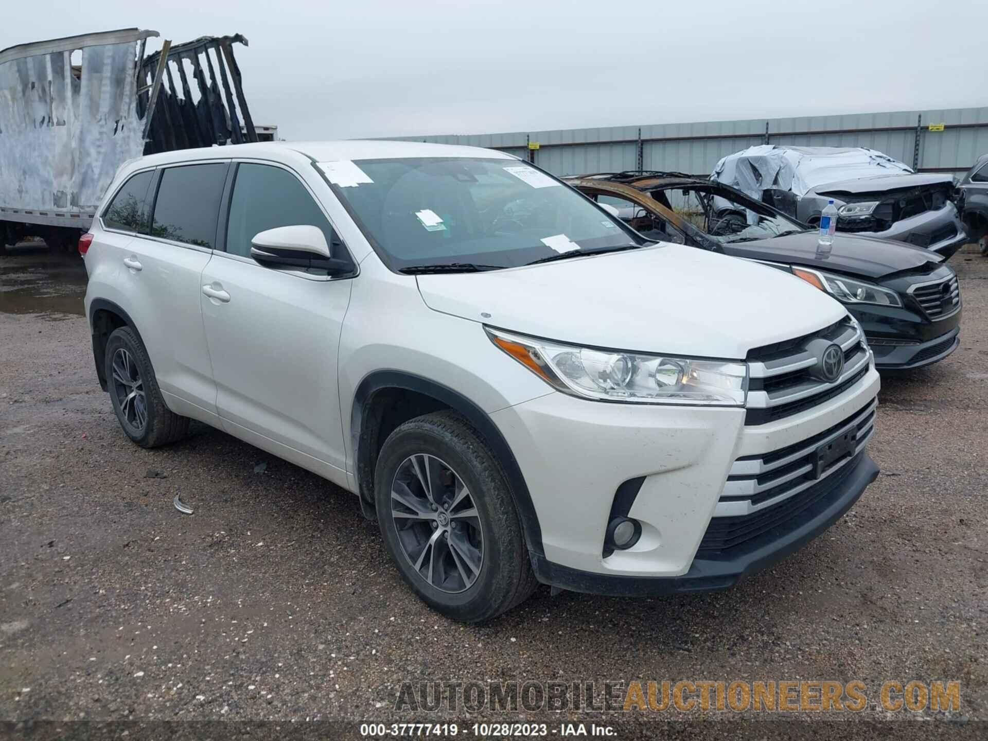 5TDZZRFH8HS230425 TOYOTA HIGHLANDER 2017