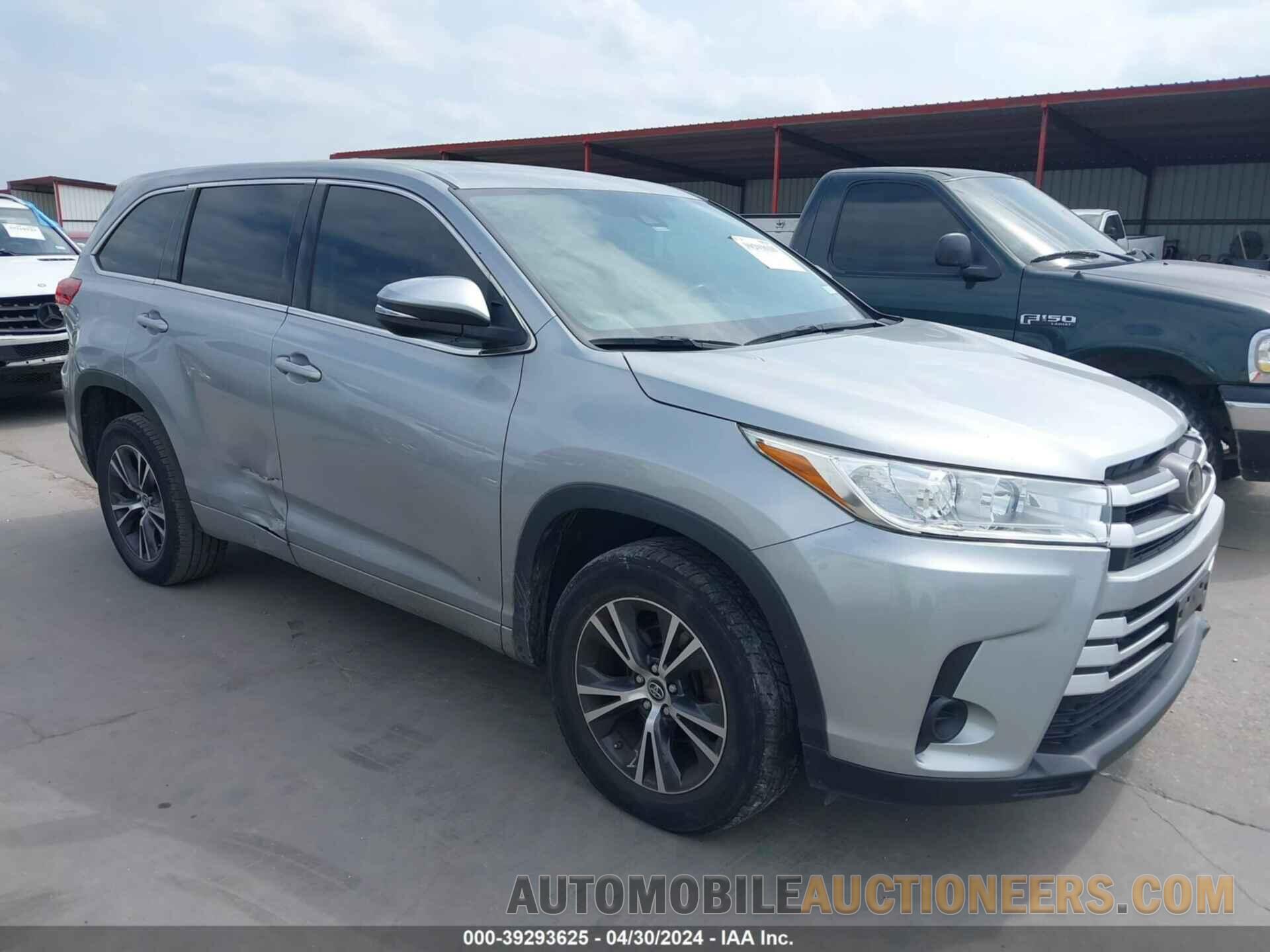 5TDZZRFH8HS233910 TOYOTA HIGHLANDER 2017