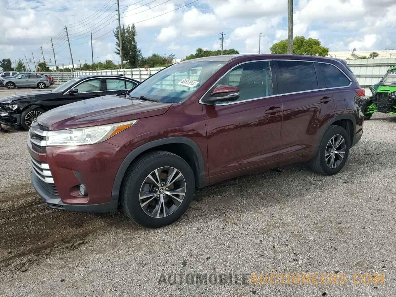 5TDZZRFH8JS242287 TOYOTA HIGHLANDER 2018