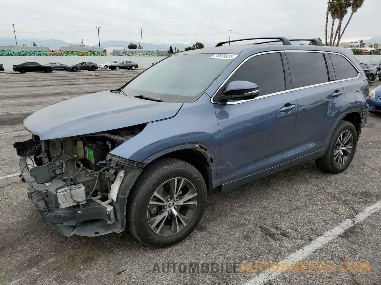 5TDZZRFH8JS248705 TOYOTA HIGHLANDER 2018