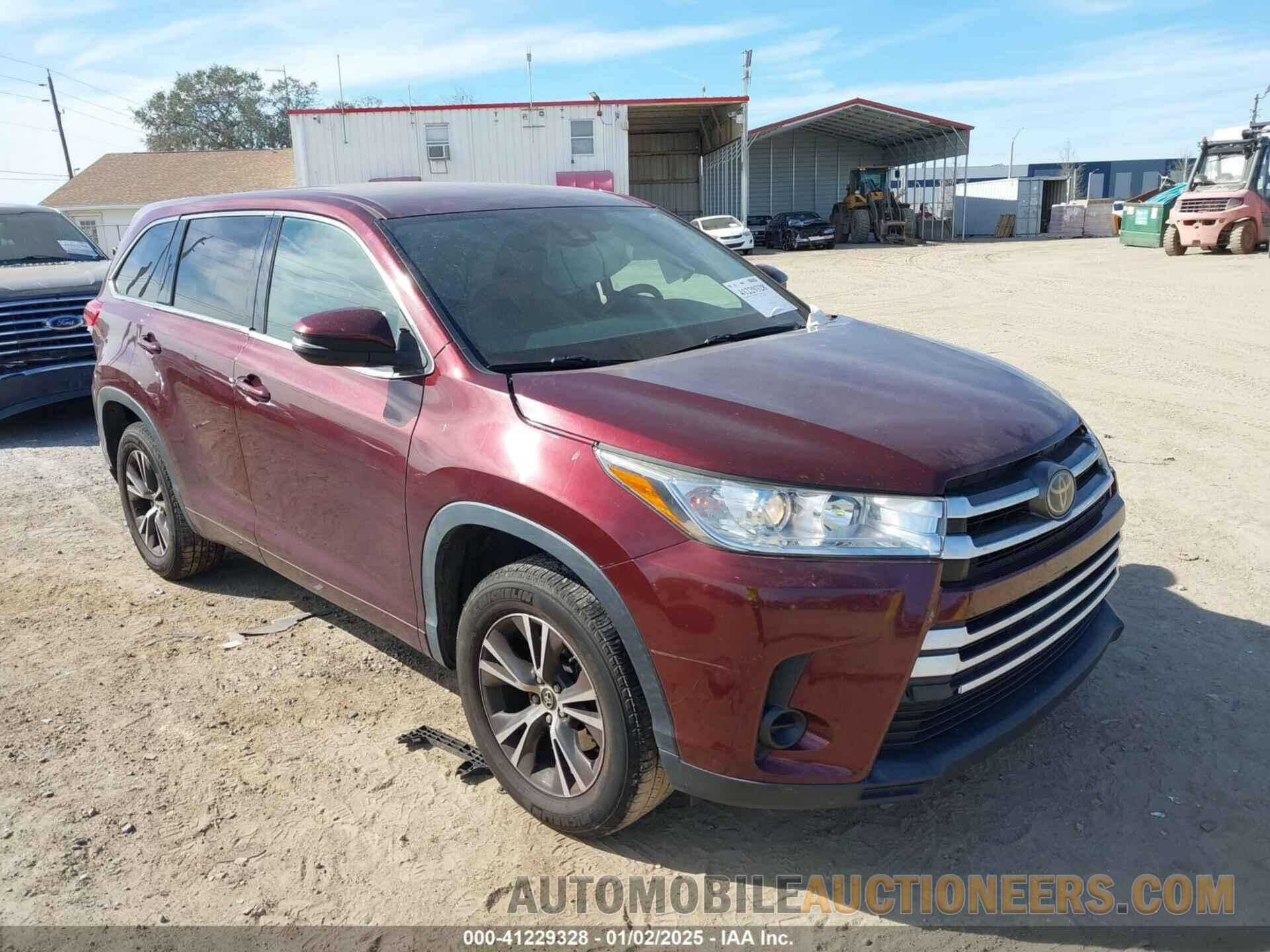 5TDZZRFH8JS251877 TOYOTA HIGHLANDER 2018