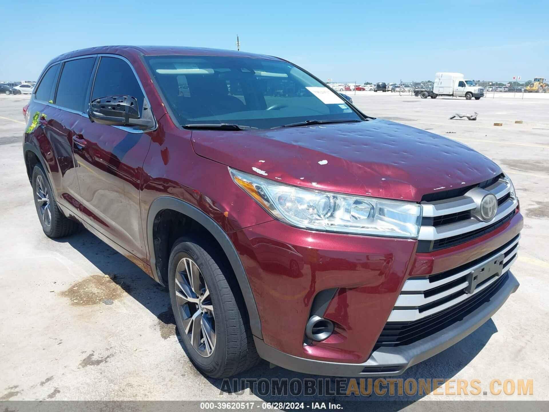 5TDZZRFH8JS271742 TOYOTA HIGHLANDER 2018