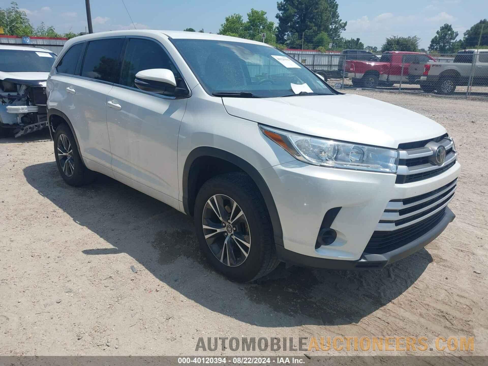 5TDZZRFH8JS272437 TOYOTA HIGHLANDER 2018