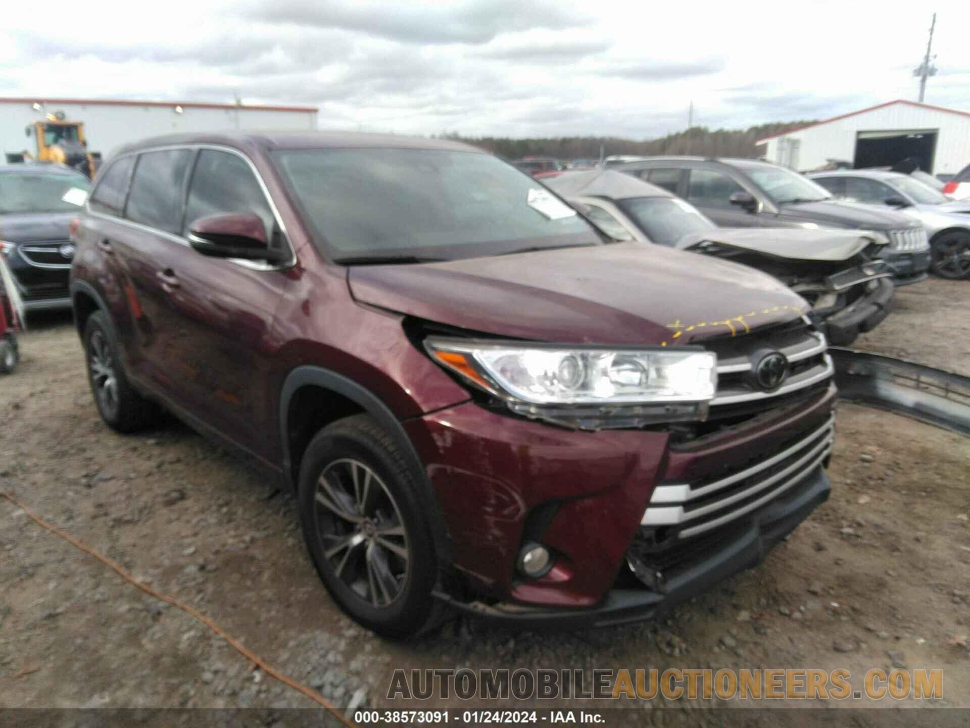 5TDZZRFH8JS285544 TOYOTA HIGHLANDER 2018