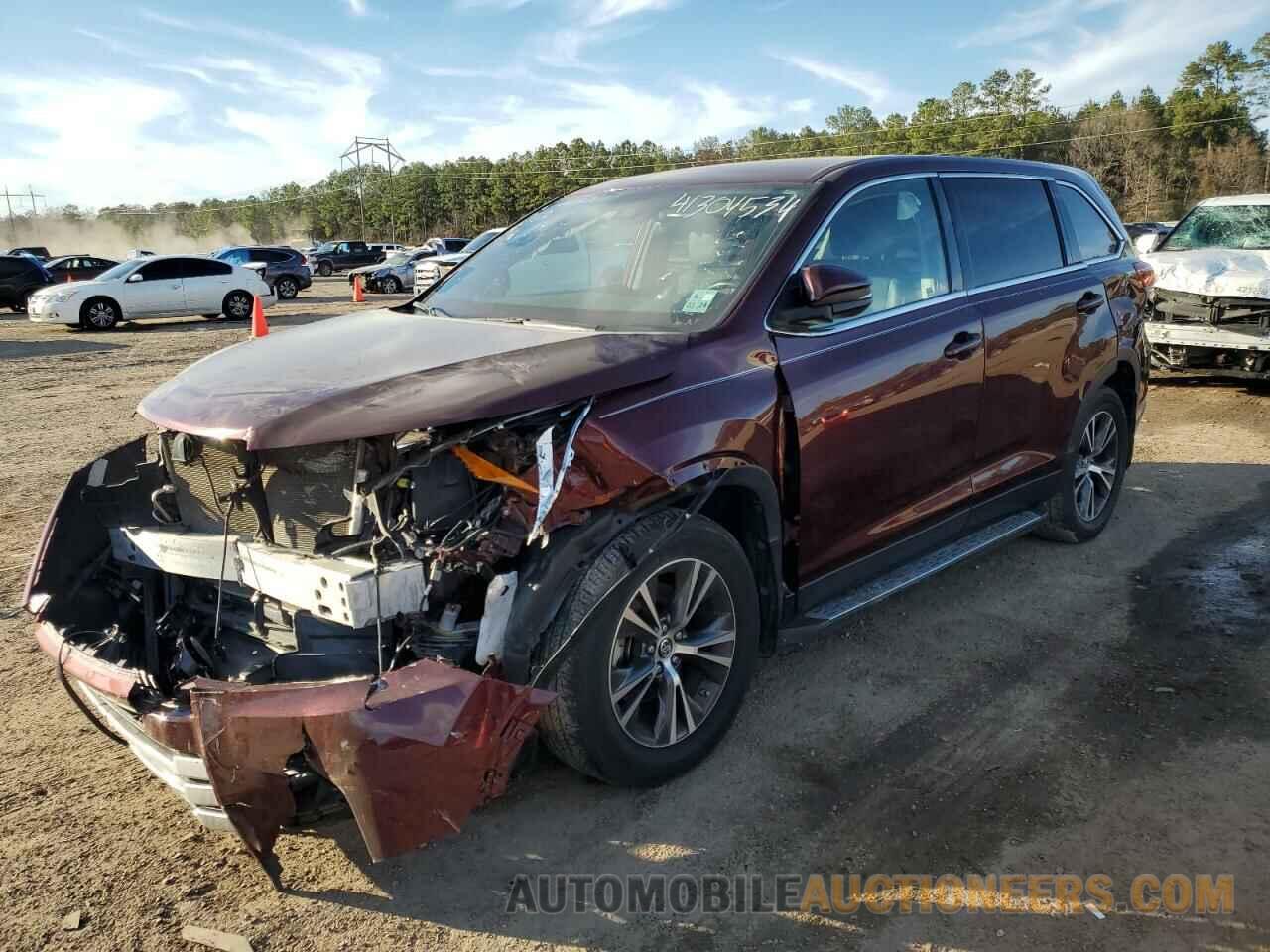 5TDZZRFH8KS294357 TOYOTA HIGHLANDER 2019