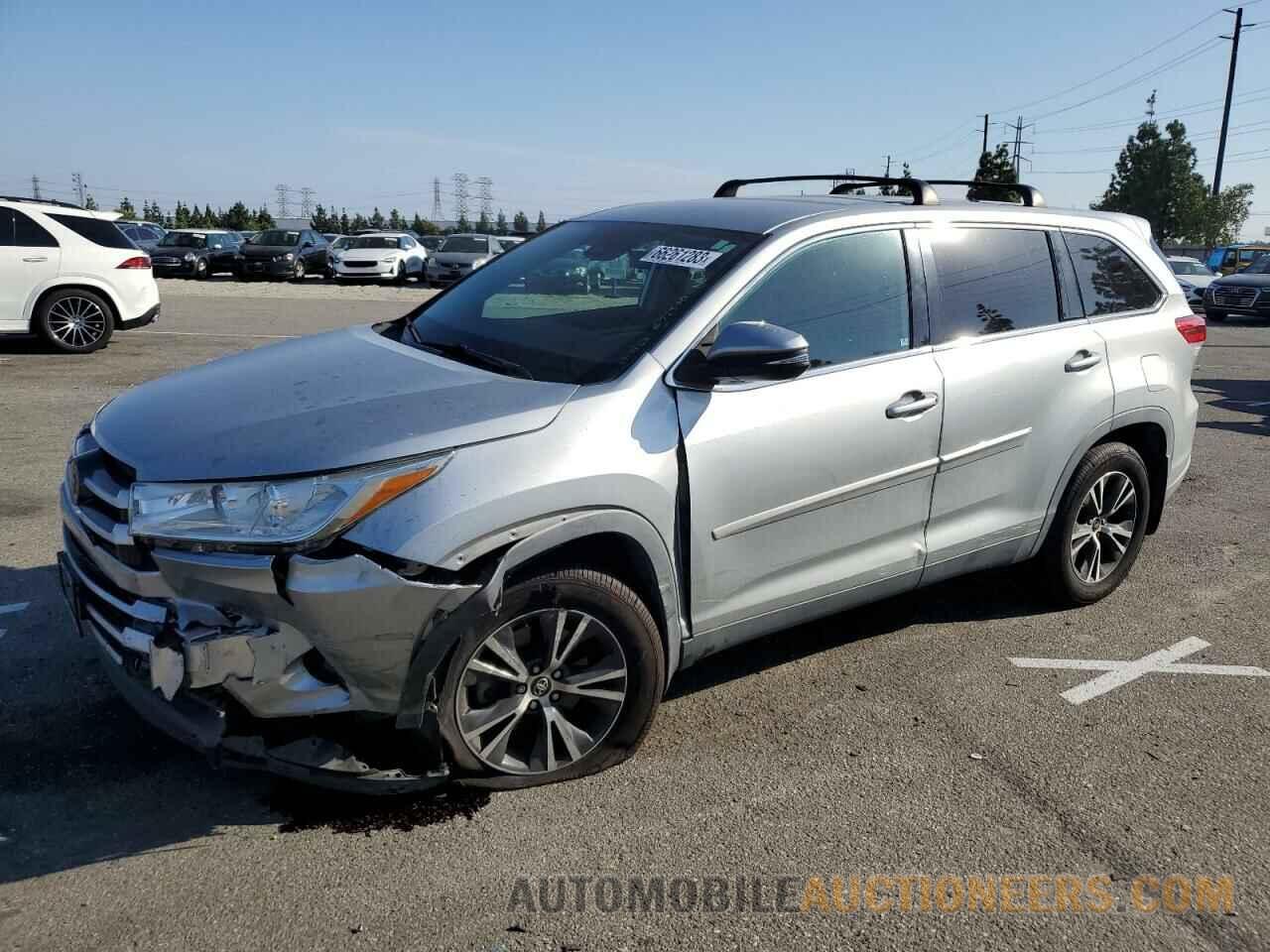 5TDZZRFH8KS317880 TOYOTA HIGHLANDER 2019