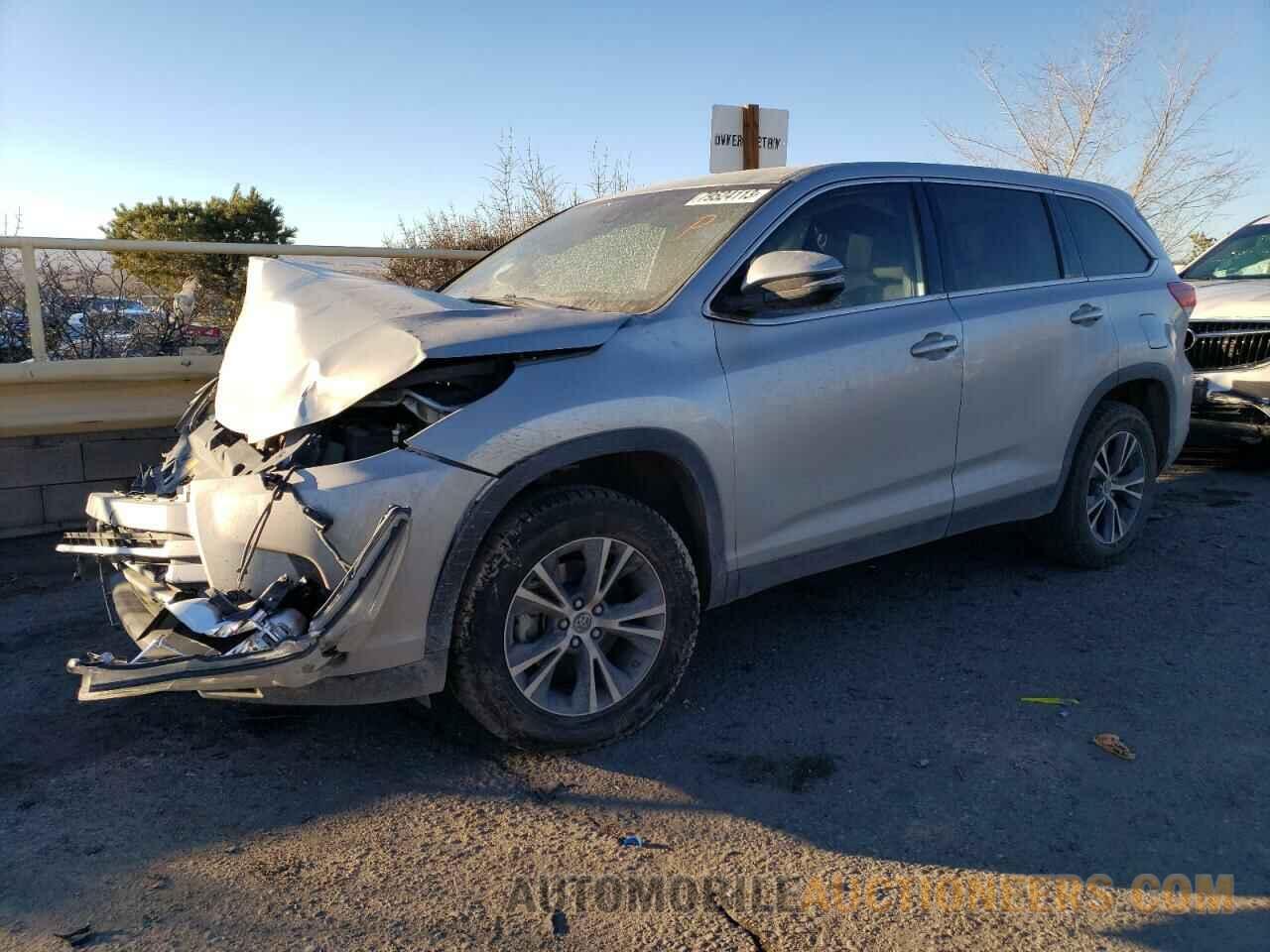 5TDZZRFH8KS326241 TOYOTA HIGHLANDER 2019