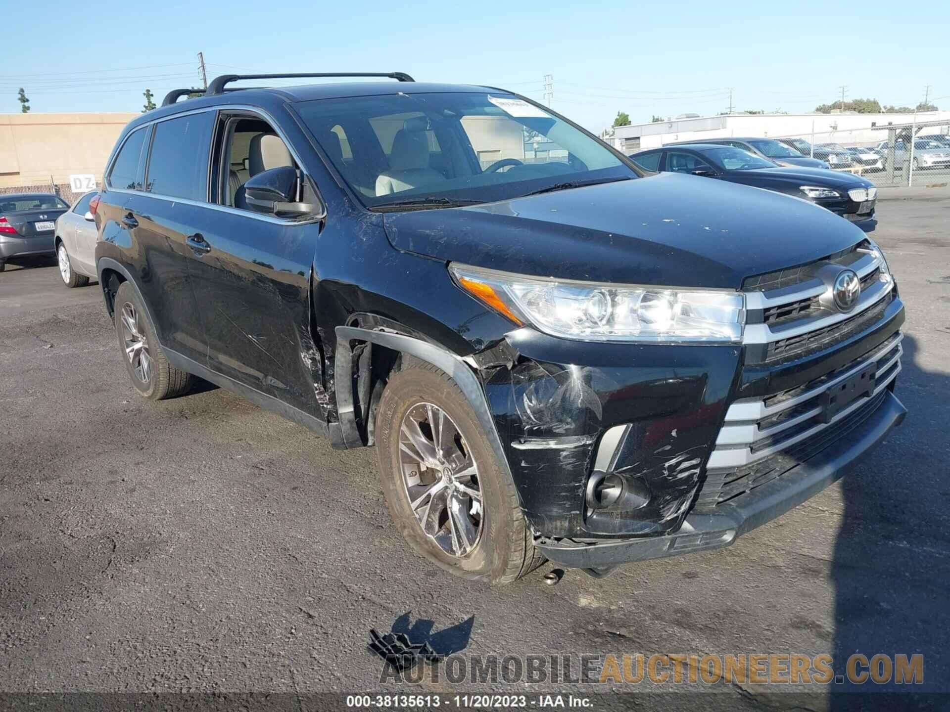 5TDZZRFH8KS331035 TOYOTA HIGHLANDER 2019