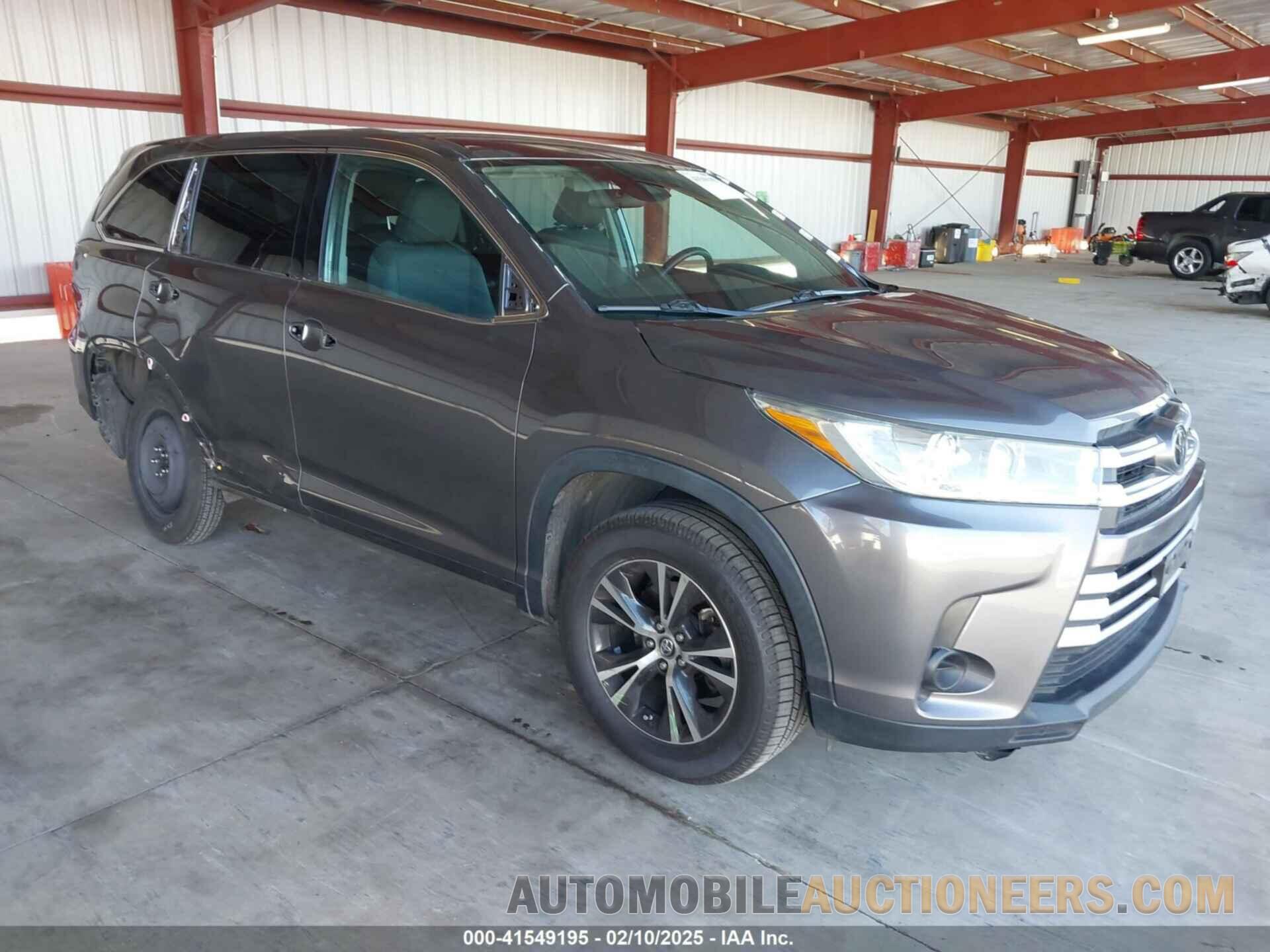 5TDZZRFH8KS356954 TOYOTA HIGHLANDER 2019