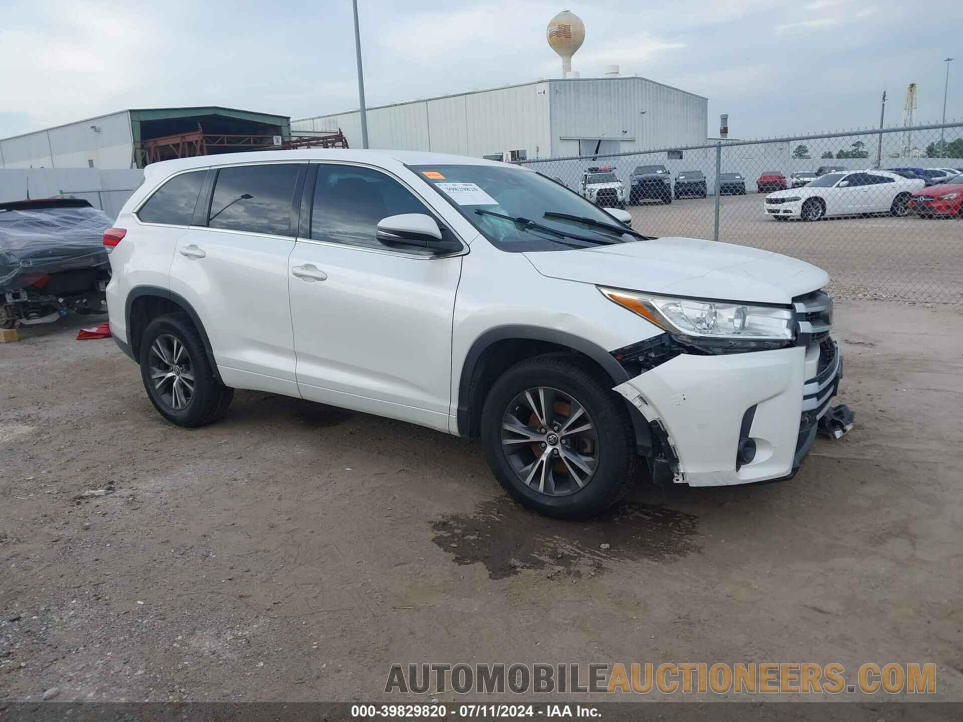 5TDZZRFH9HS201130 TOYOTA HIGHLANDER 2017