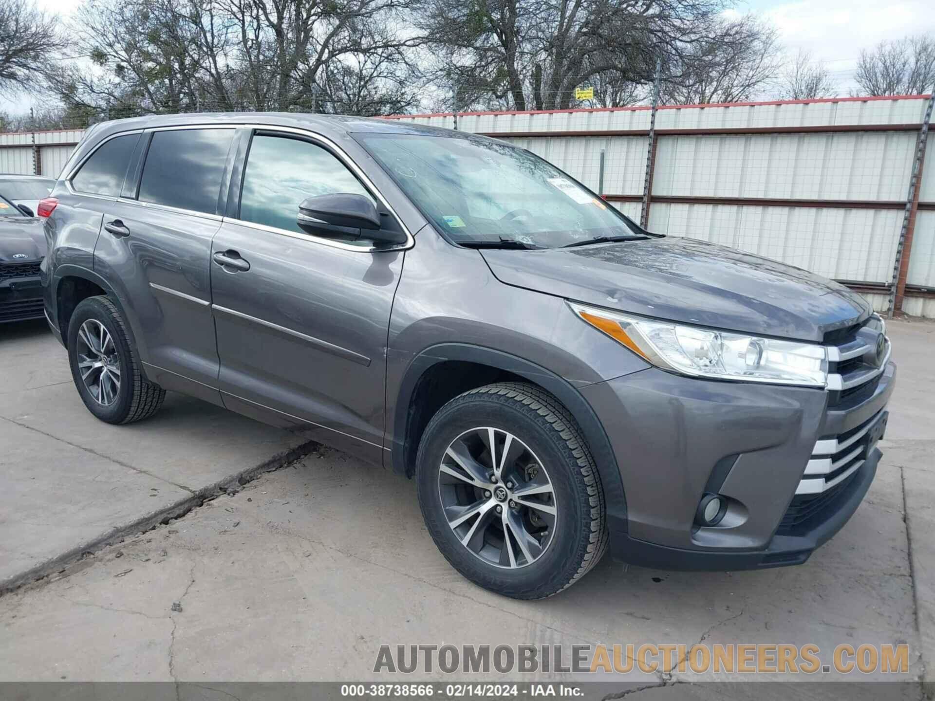 5TDZZRFH9HS227002 TOYOTA HIGHLANDER 2017