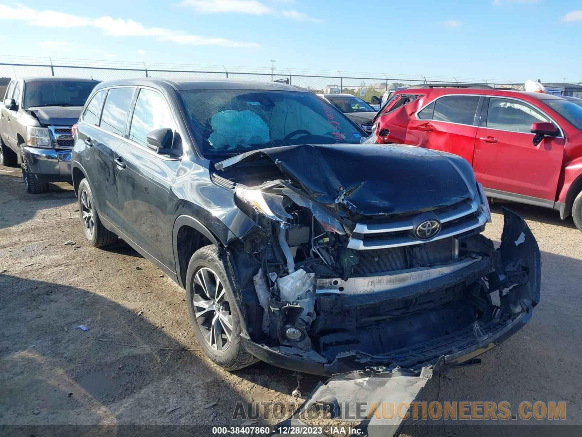 5TDZZRFH9JS245277 TOYOTA HIGHLANDER 2018