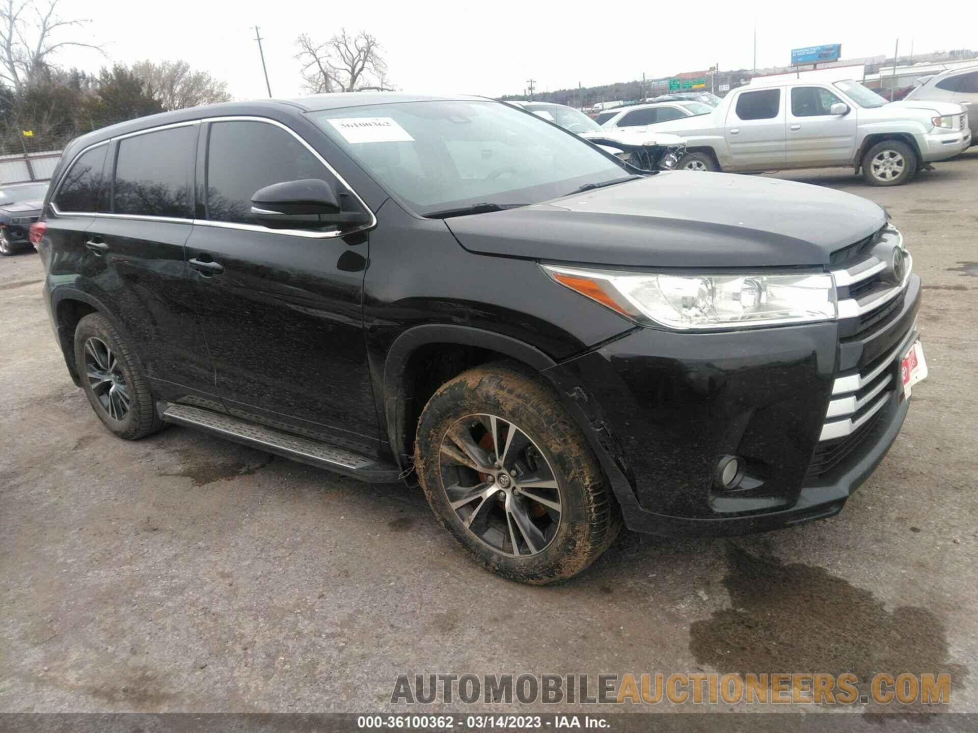 5TDZZRFH9JS249345 TOYOTA HIGHLANDER 2018