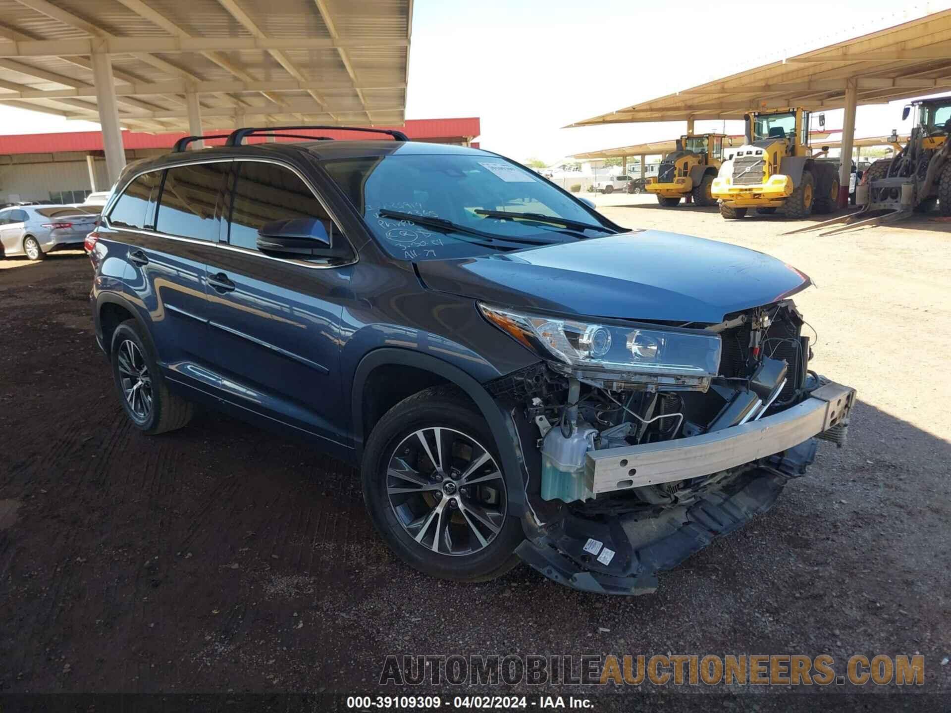 5TDZZRFH9JS250365 TOYOTA HIGHLANDER 2018