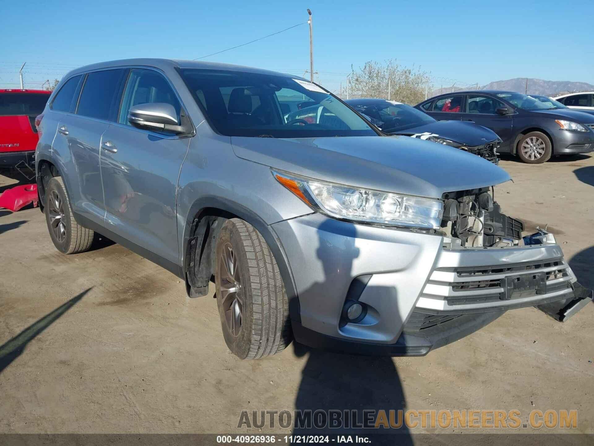 5TDZZRFH9KS290026 TOYOTA HIGHLANDER 2019