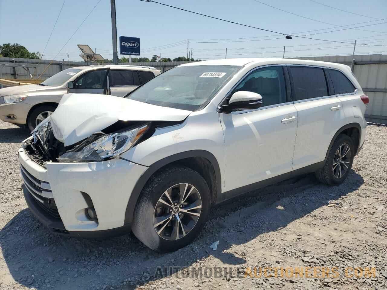 5TDZZRFH9KS301705 TOYOTA HIGHLANDER 2019