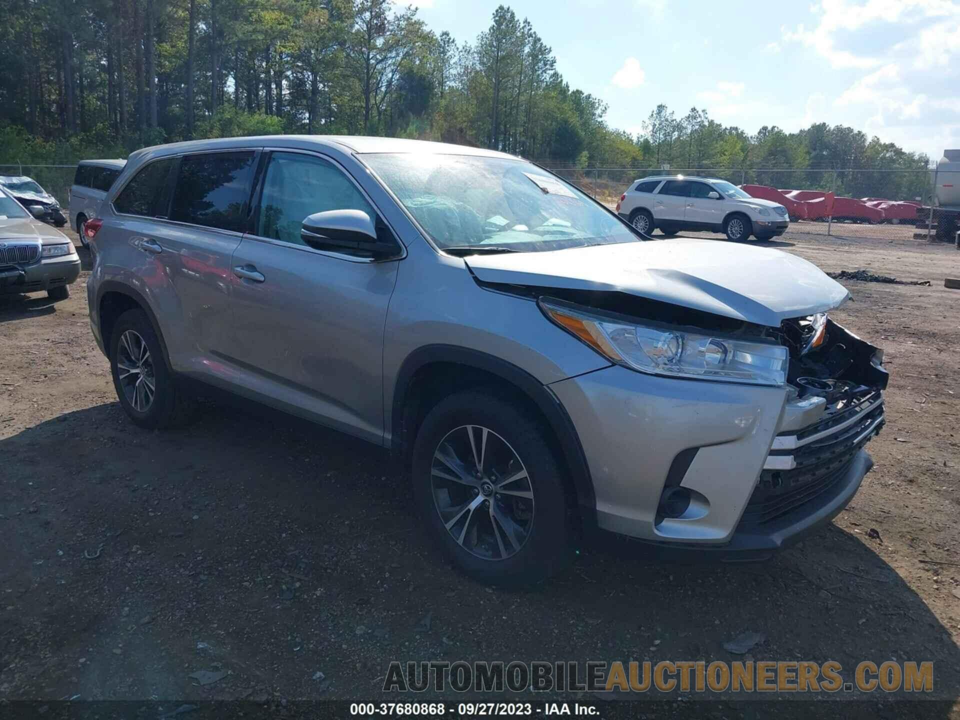 5TDZZRFH9KS309738 TOYOTA HIGHLANDER 2019