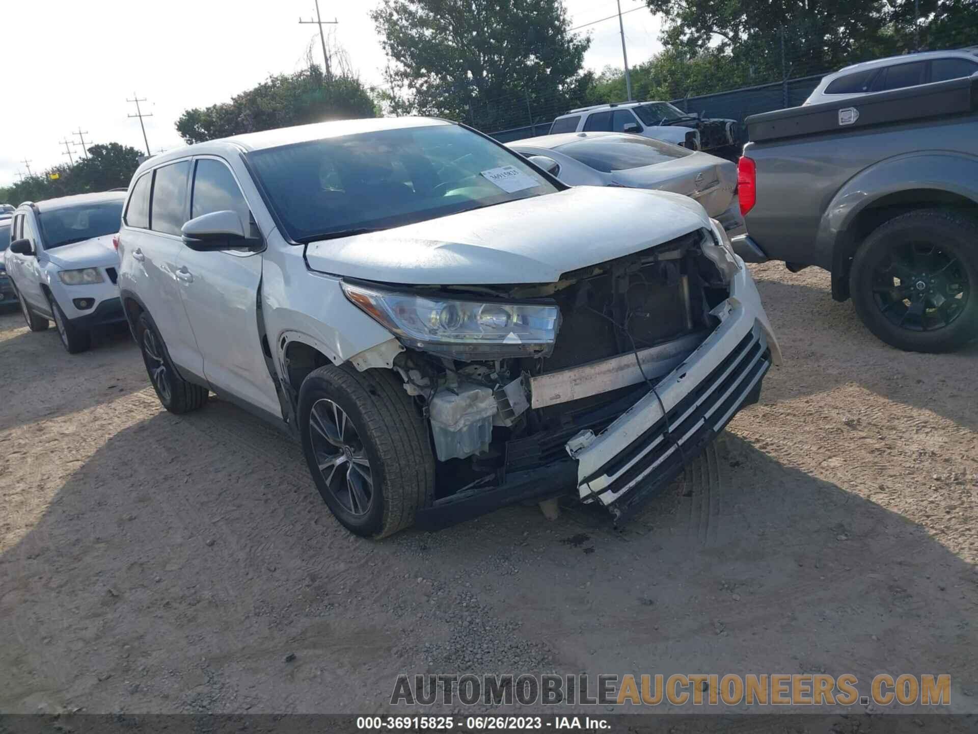 5TDZZRFH9KS317712 TOYOTA HIGHLANDER 2019